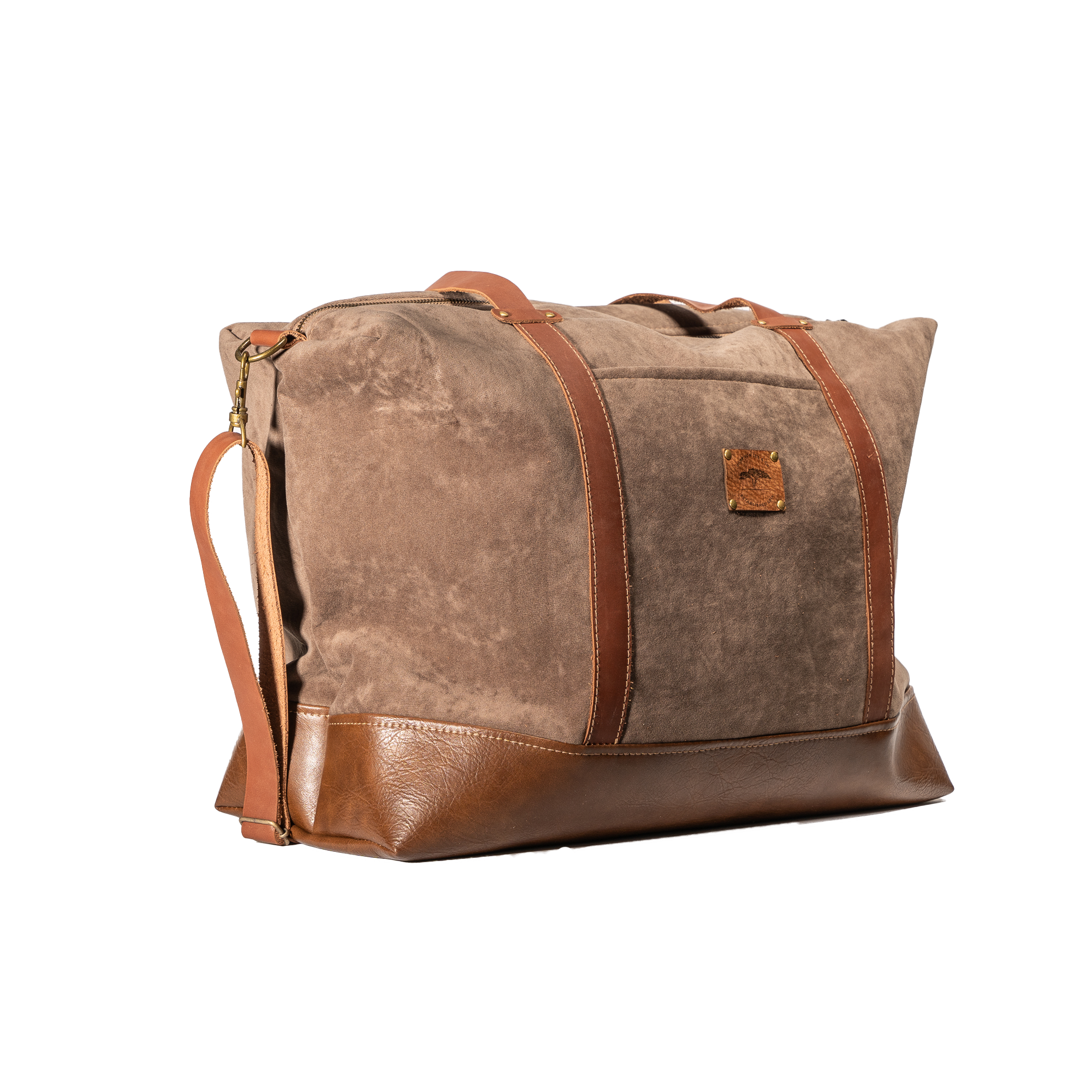 Large Handmade Duffle Bag