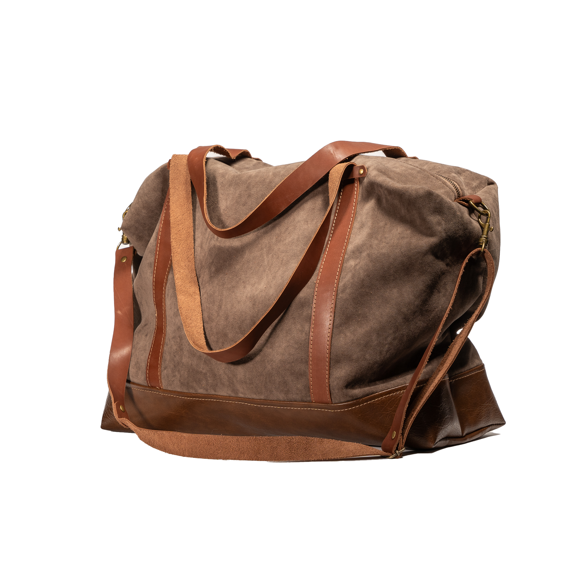 Large Handmade Duffle Bag
