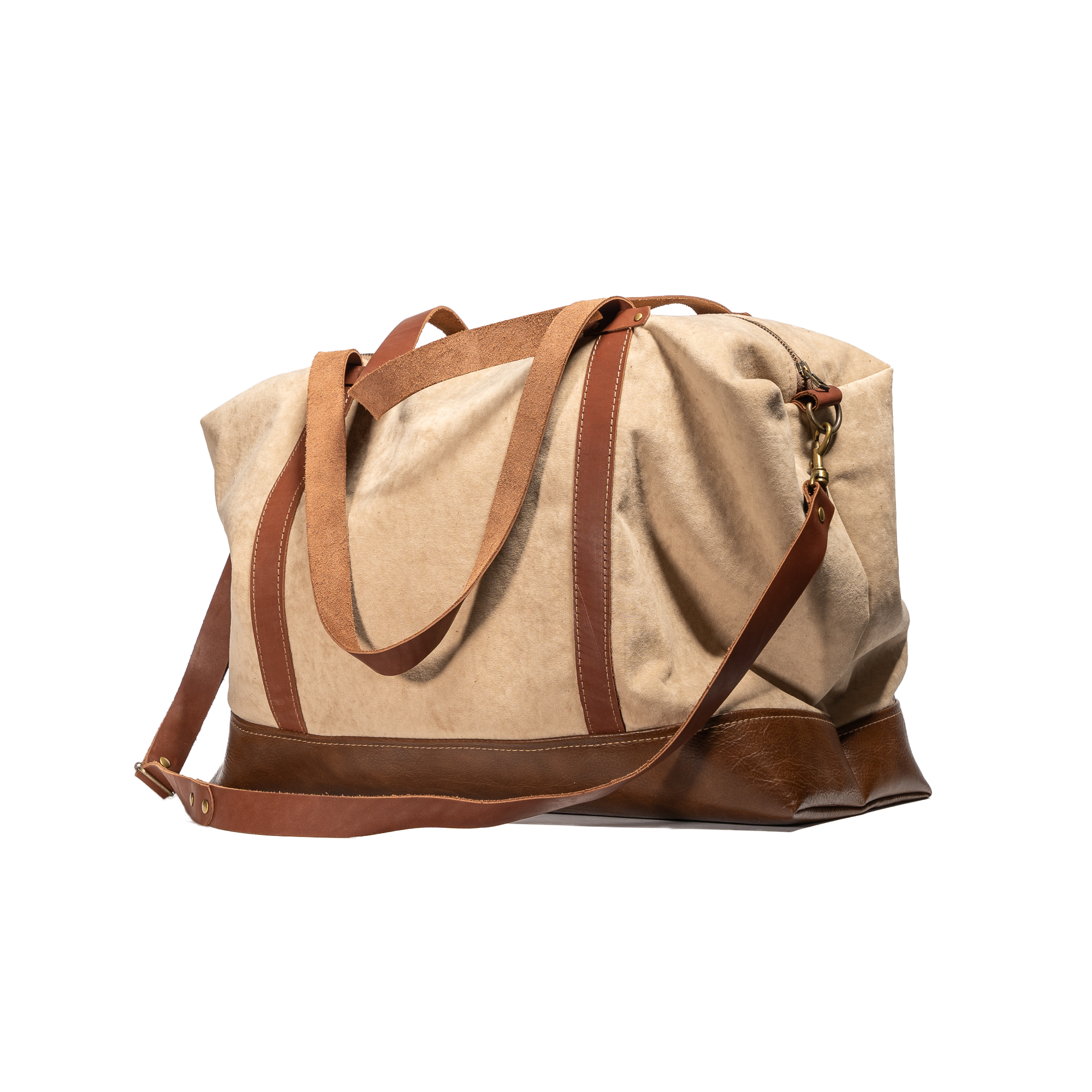 Large Handmade Duffle Bag