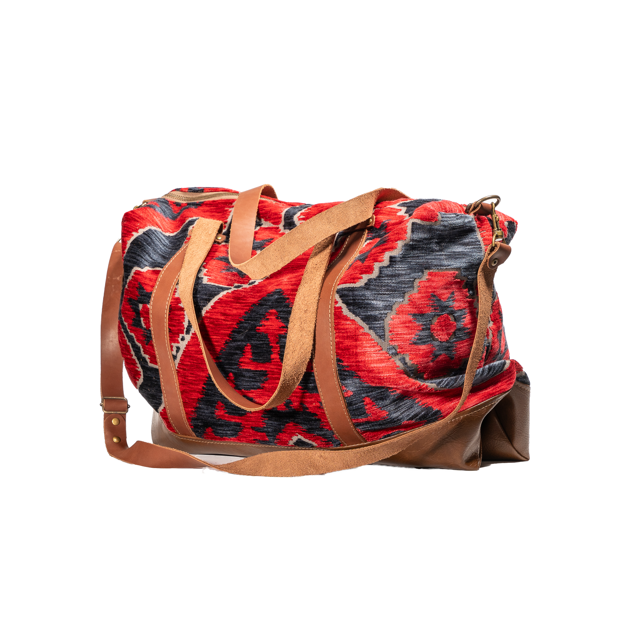 Large Handmade Duffle Bag