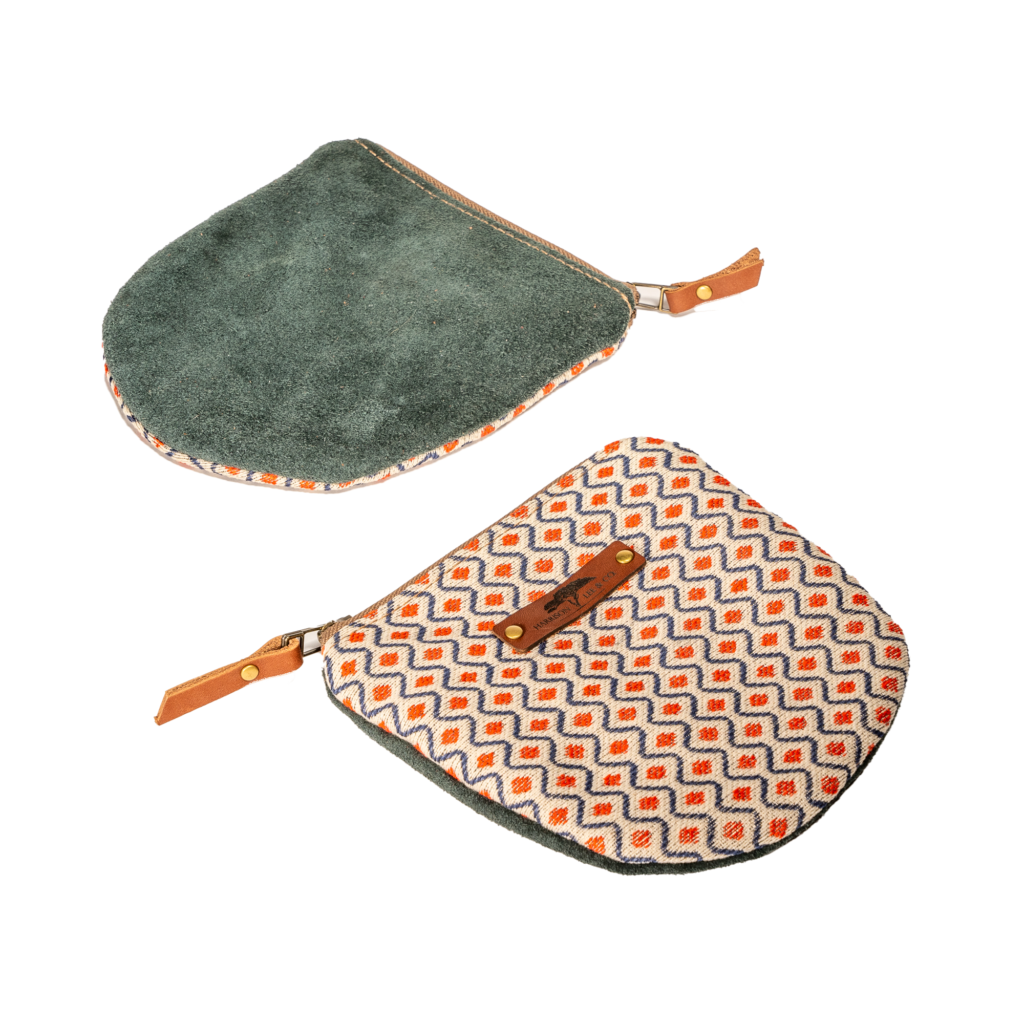 Handmade Half Moon Leather Pouches