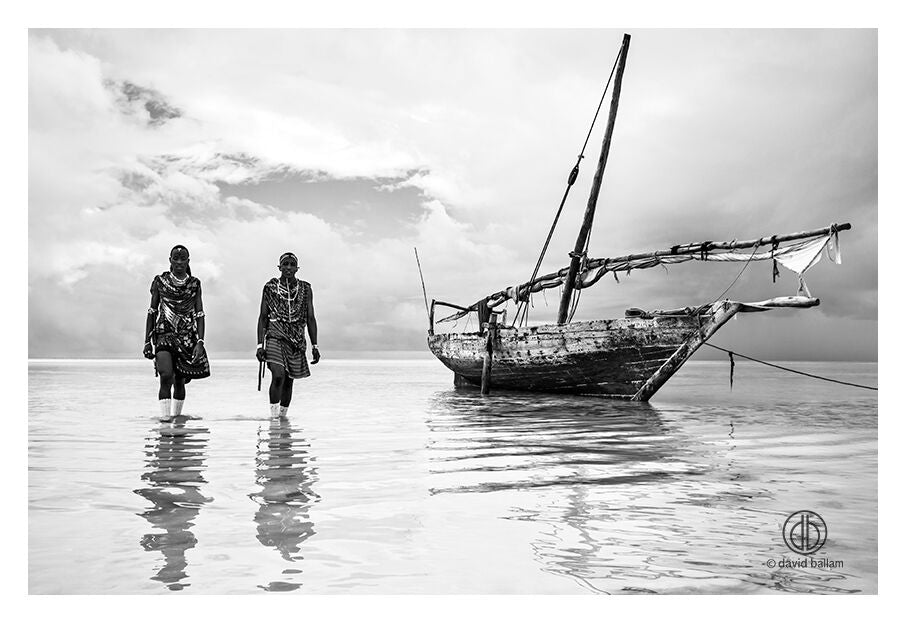 David Ballam Rolled Canvas Prints - Zanzibar At Sea Collection (120cm x 180cm)