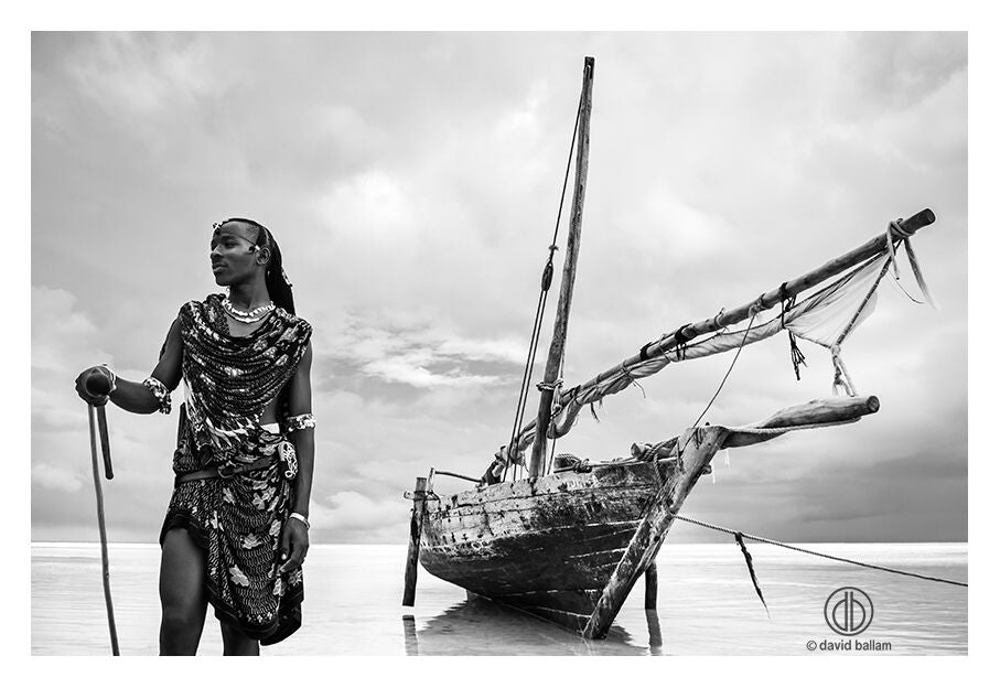 David Ballam Rolled Canvas Prints - Zanzibar At Sea Collection (120cm x 180cm)