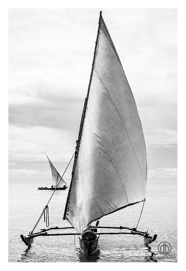 David Ballam Rolled Canvas Prints - Zanzibar At Sea Collection (120cm x 180cm)
