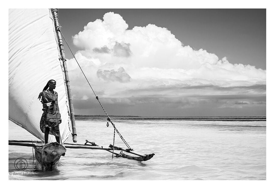 David Ballam Rolled Canvas Prints - Zanzibar At Sea Collection (120cm x 180cm)