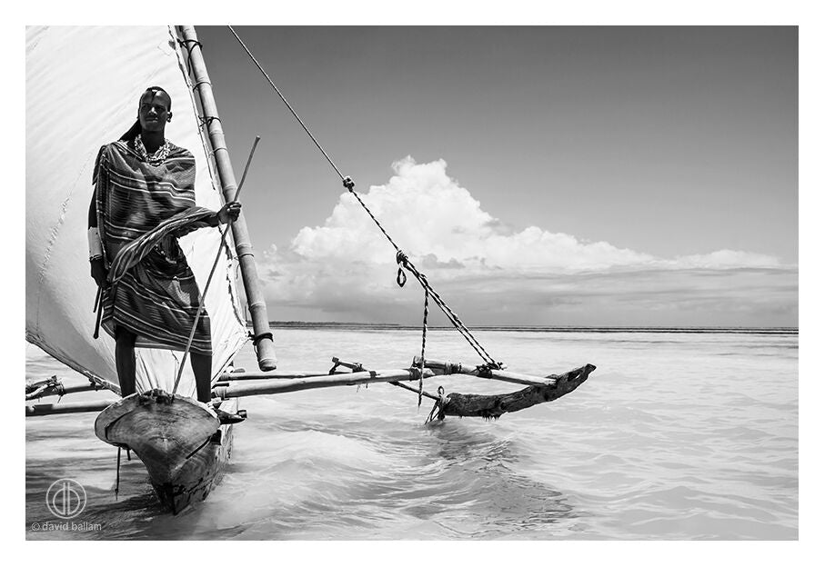 David Ballam Rolled Canvas Prints - Zanzibar At Sea Collection (120cm x 180cm)