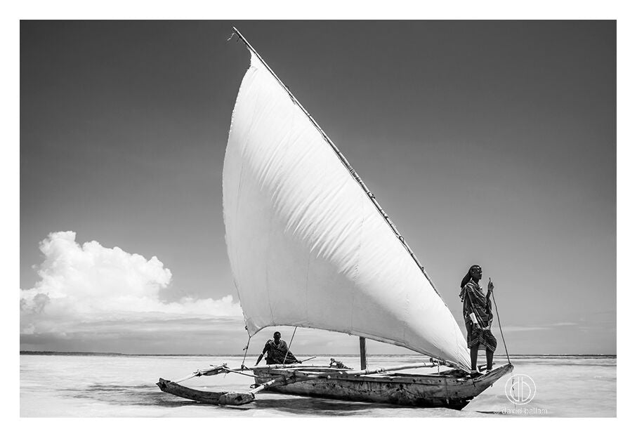 David Ballam Rolled Canvas Prints - Zanzibar At Sea Collection (120cm x 180cm)