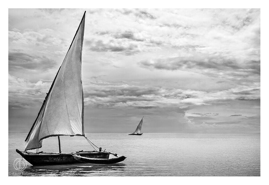 David Ballam Rolled Canvas Prints - Zanzibar At Sea Collection (120cm x 180cm)