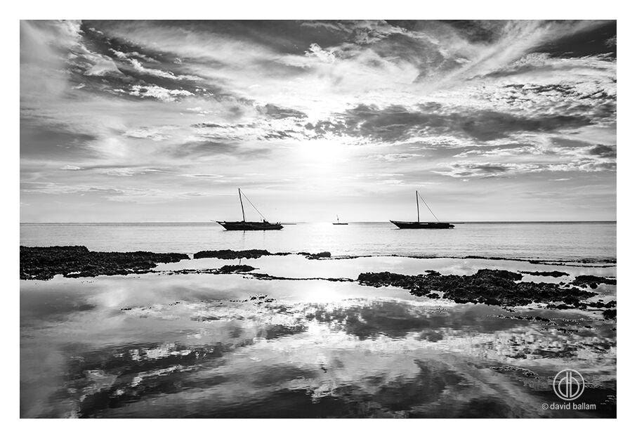 David Ballam Rolled Canvas Prints - Zanzibar At Sea Collection (120cm x 180cm)