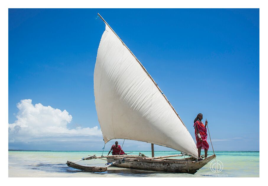 David Ballam Rolled Canvas Prints - Zanzibar At Sea Collection (120cm x 180cm)