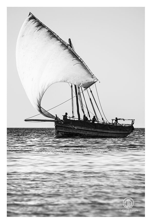 David Ballam Rolled Canvas Prints - Zanzibar At Sea Collection (120cm x 180cm)