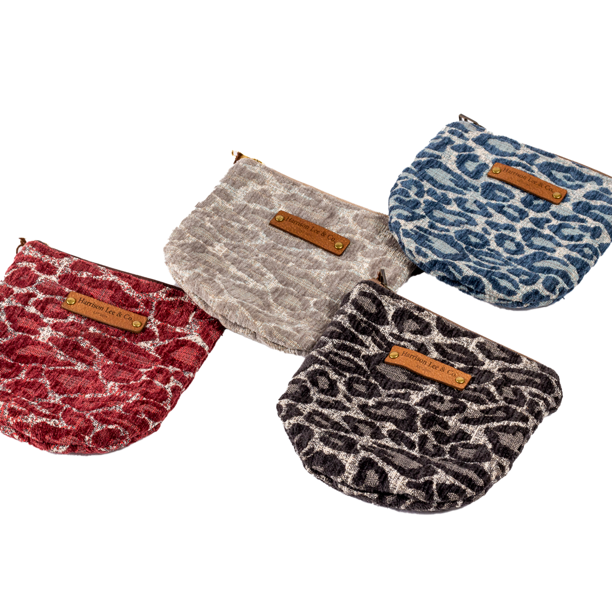 Handmade Half Moon Fabric Pouches