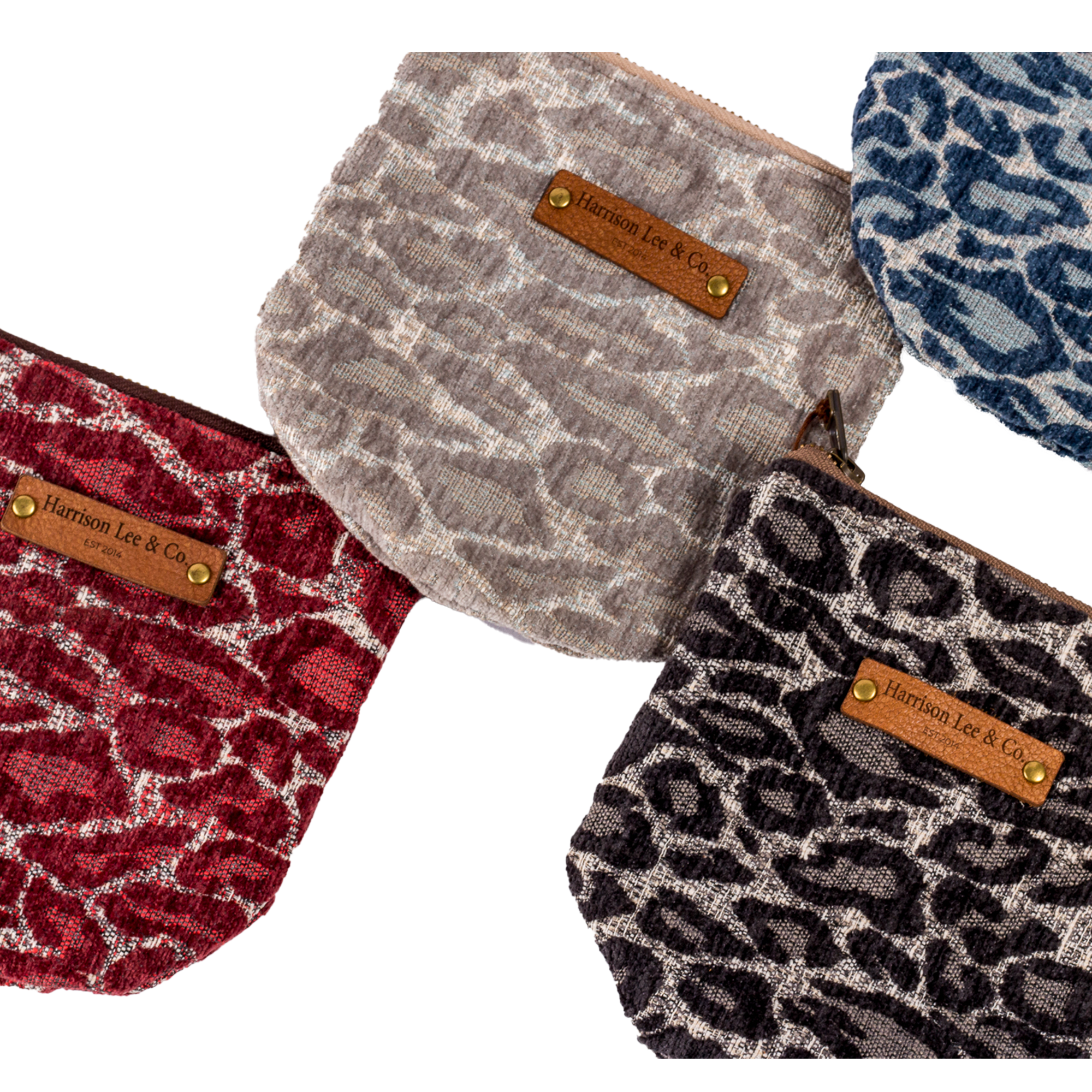 Handmade Half Moon Fabric Pouches