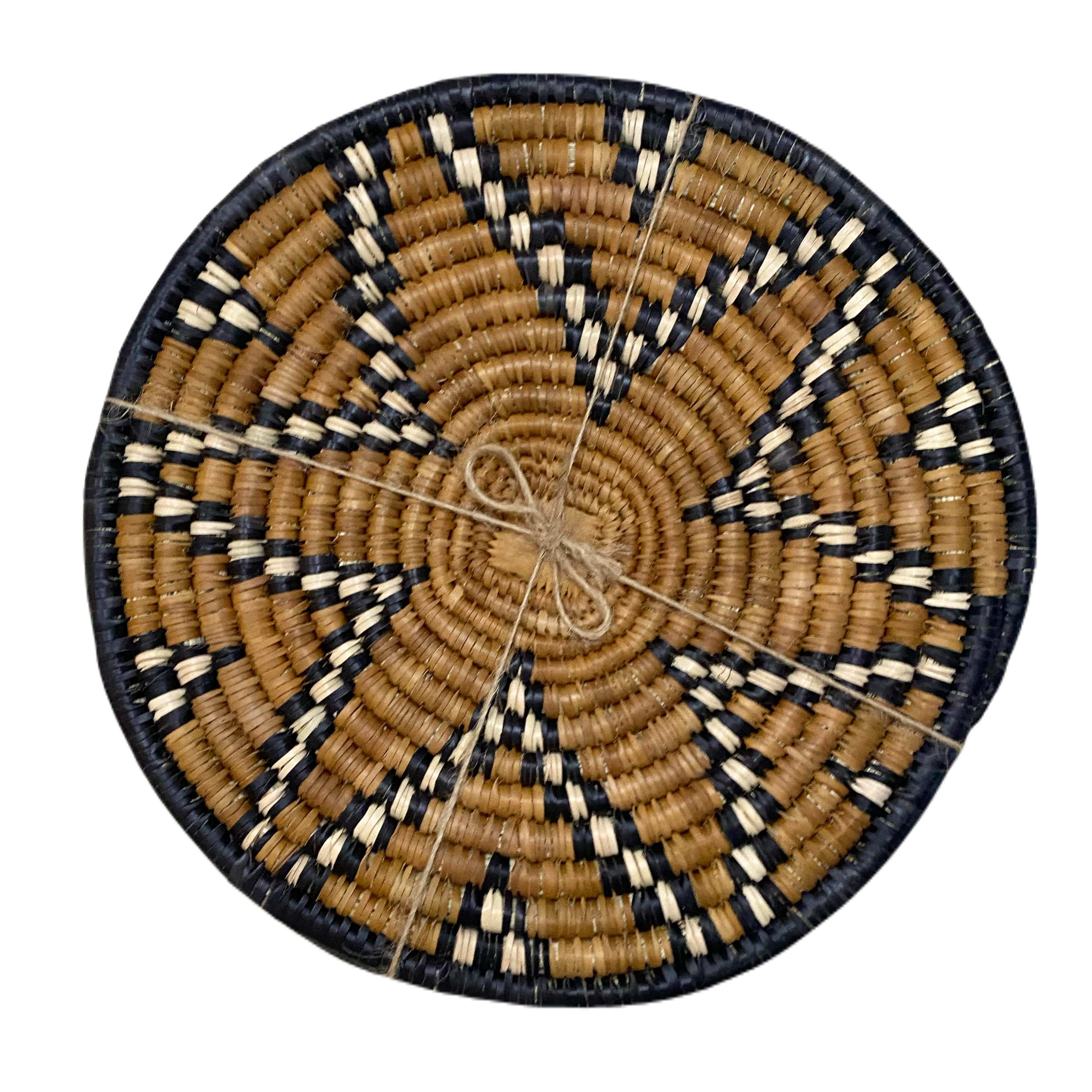 Hand Woven Ilala Palm Placemats (Brown - 4 Pack)