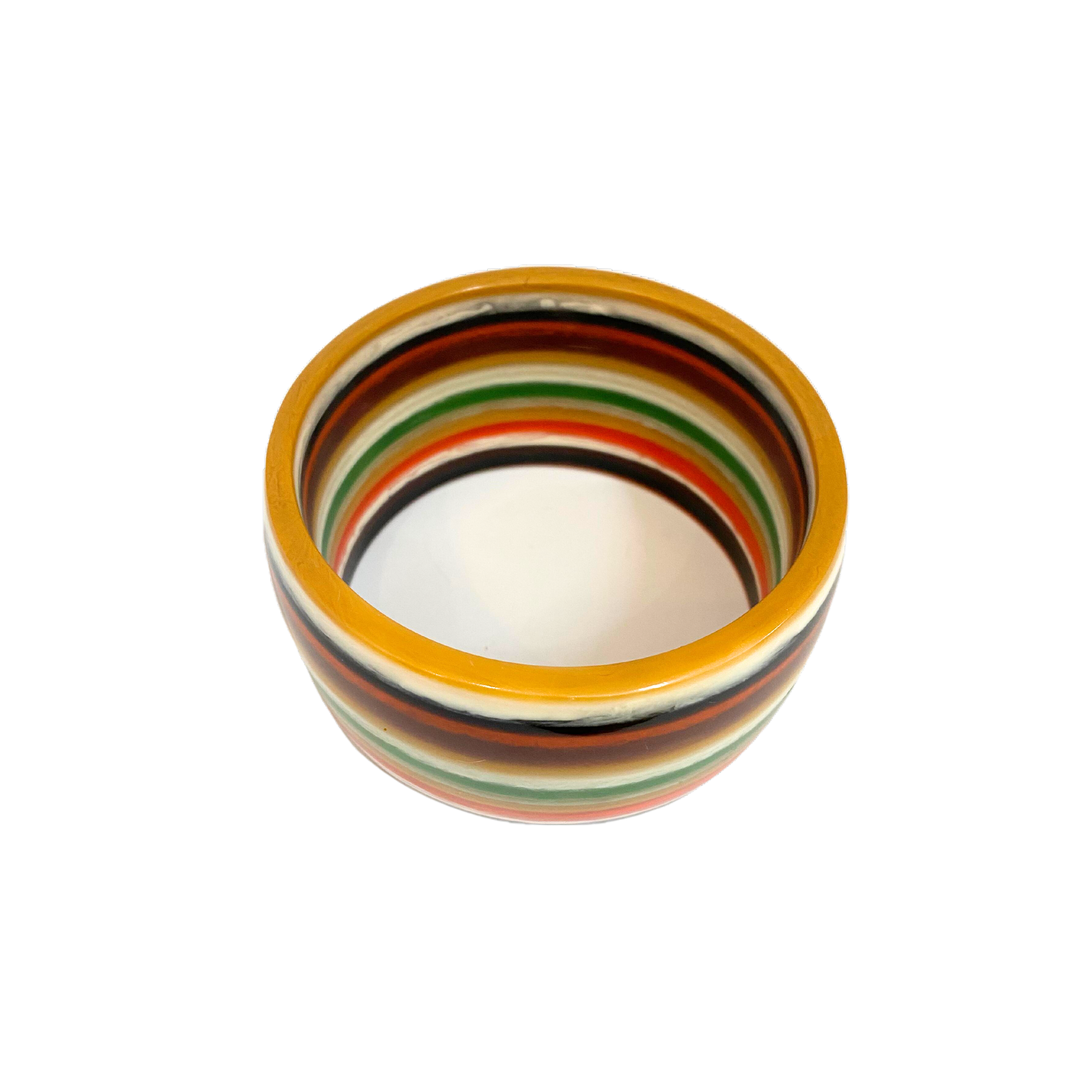 Christy Striped Resin Bangle
