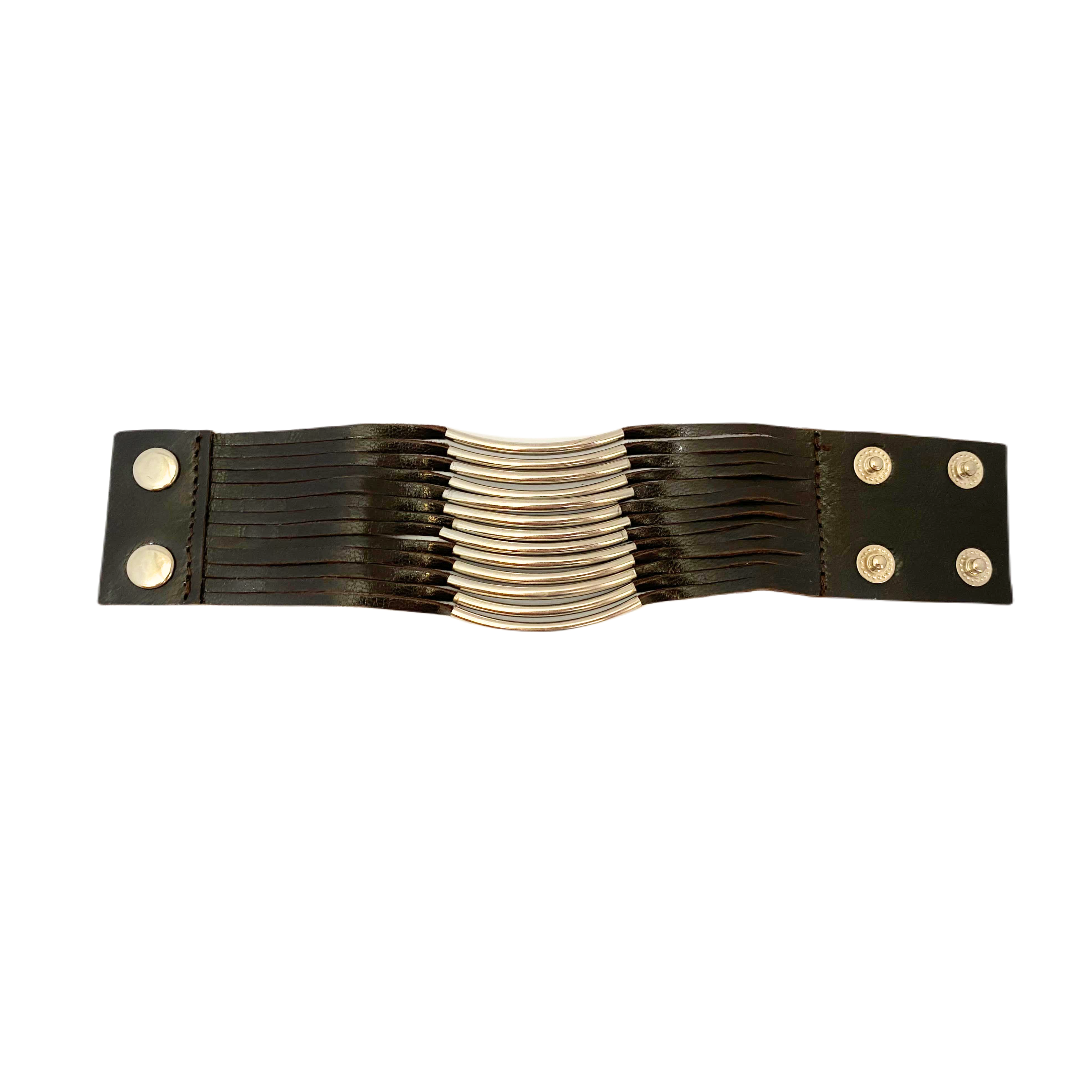 Barnie Piped Leather Bracelet