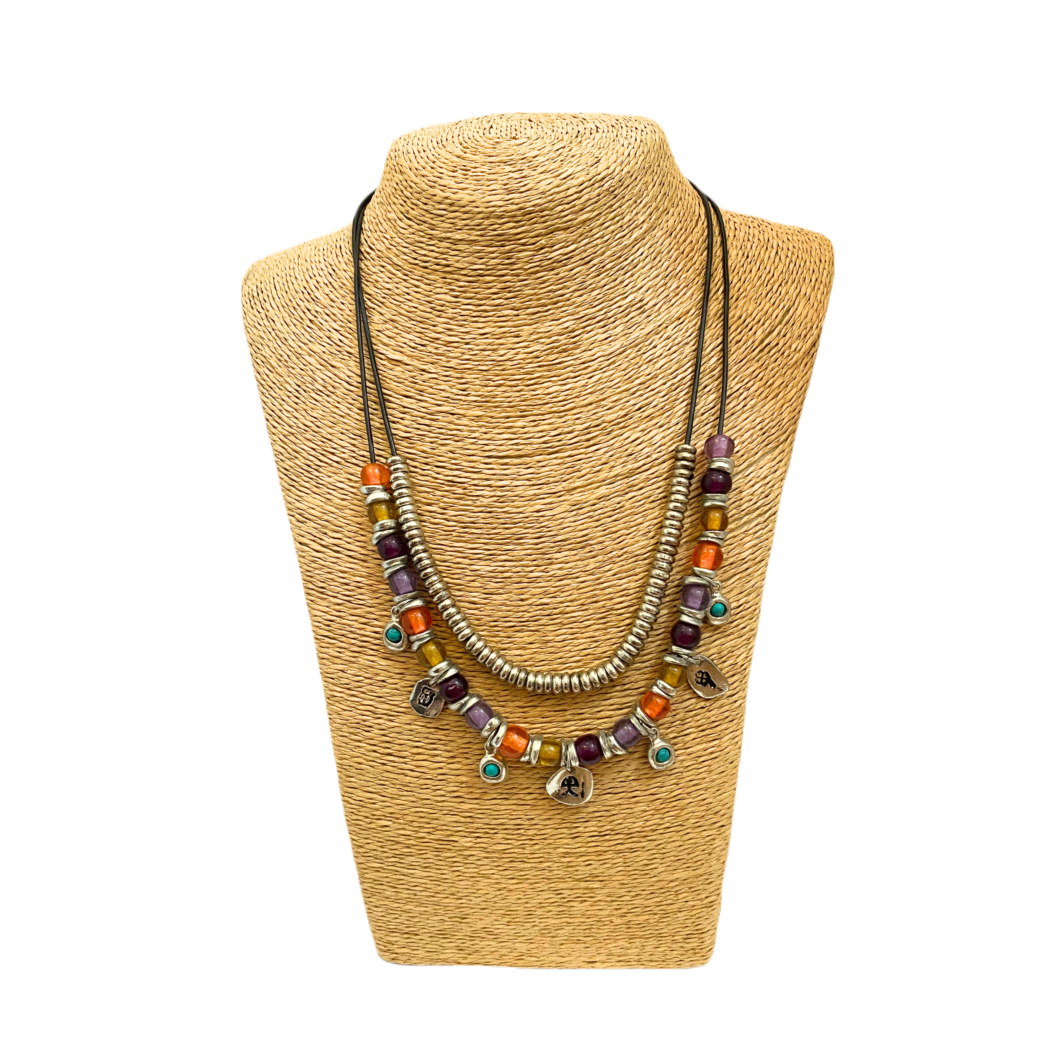 Comi Silver Charm Necklace