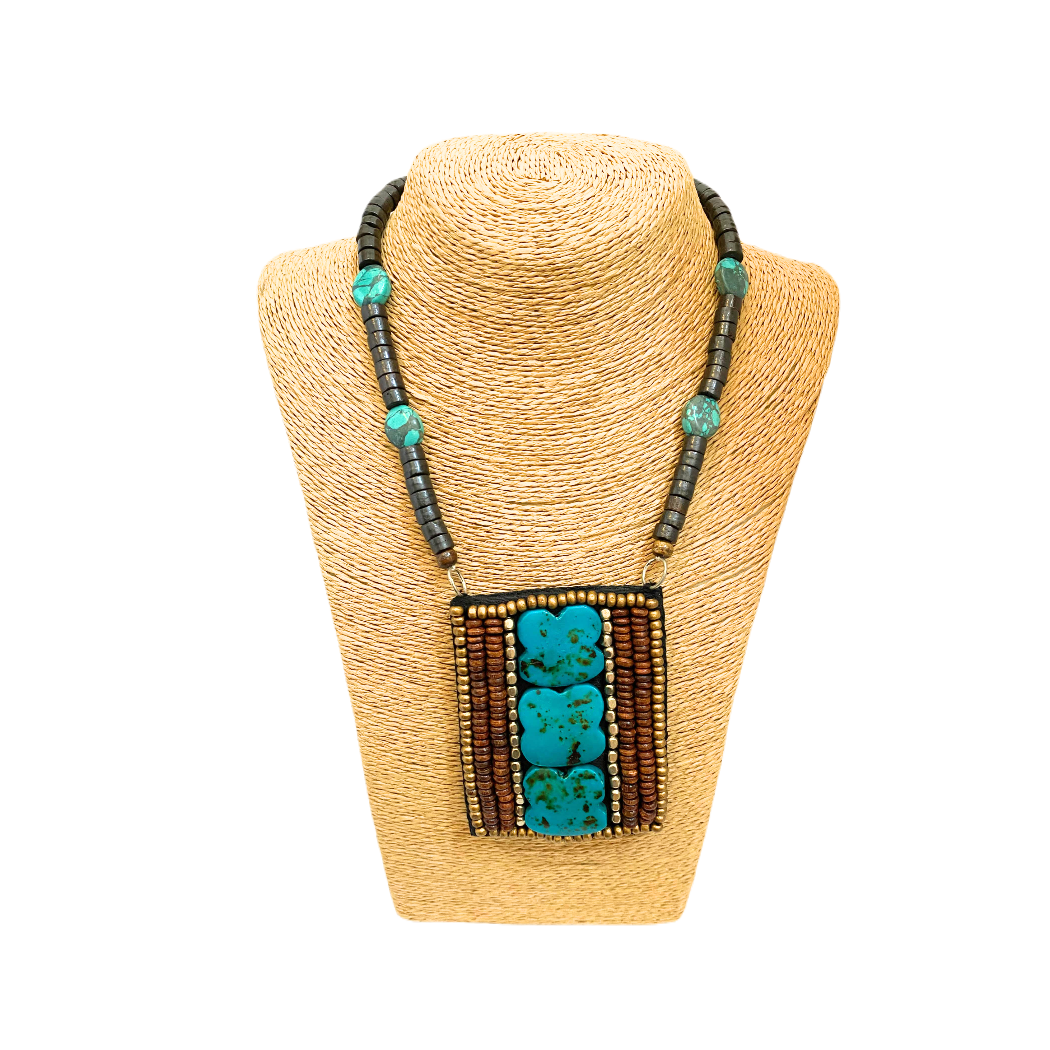 Saran Vintage Turquoise Necklace