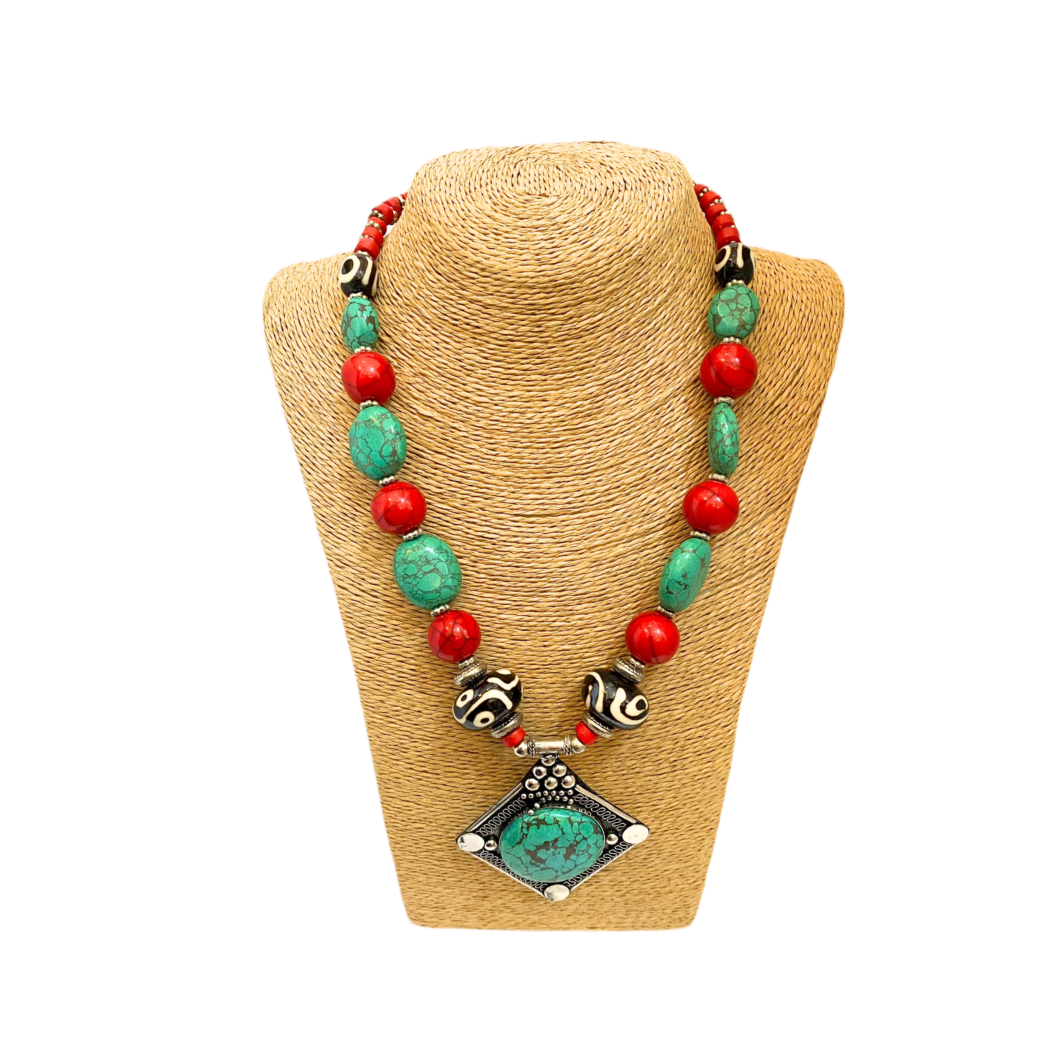 Dali Mosaic Pendant Necklace