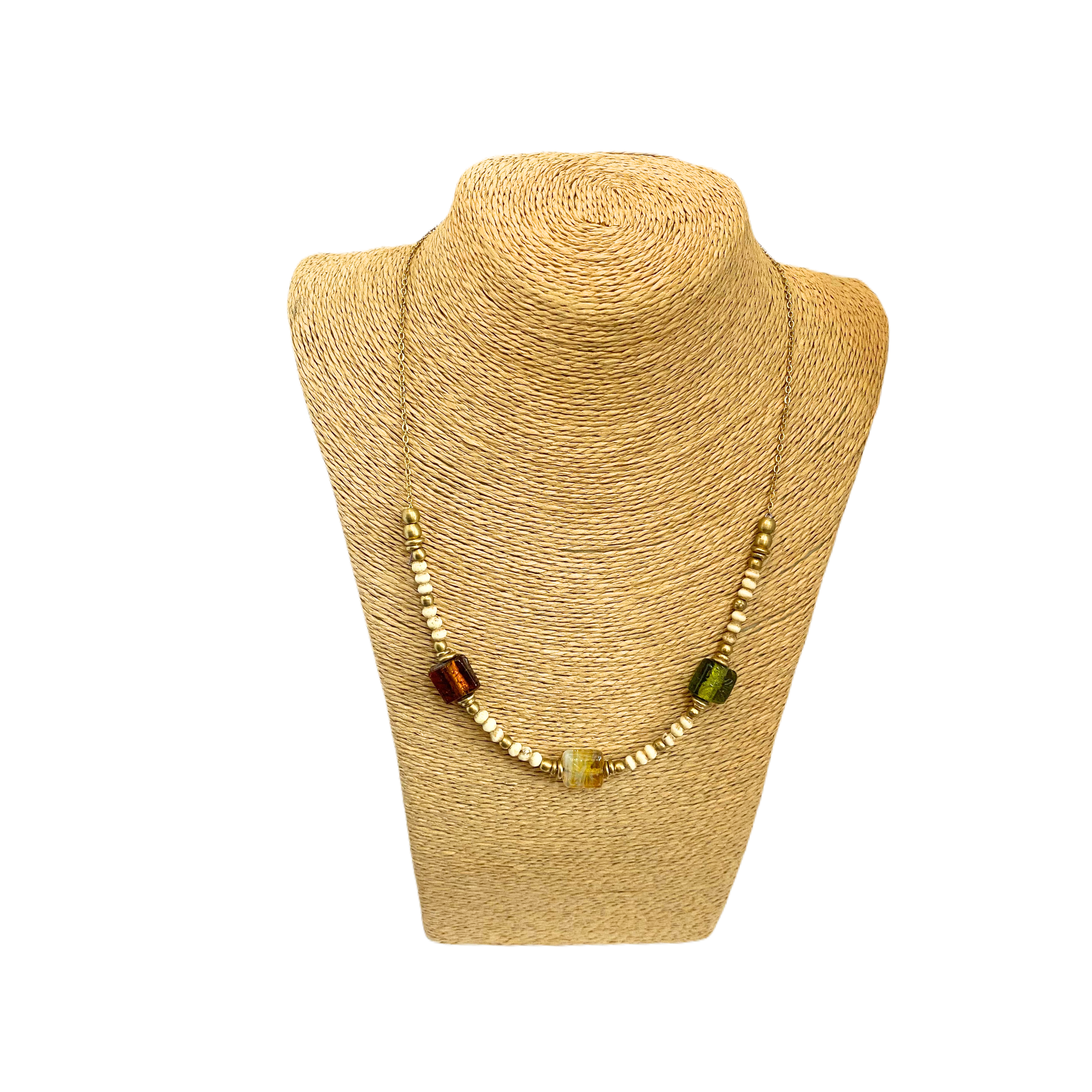 Georgie Glass Beaded Necklace