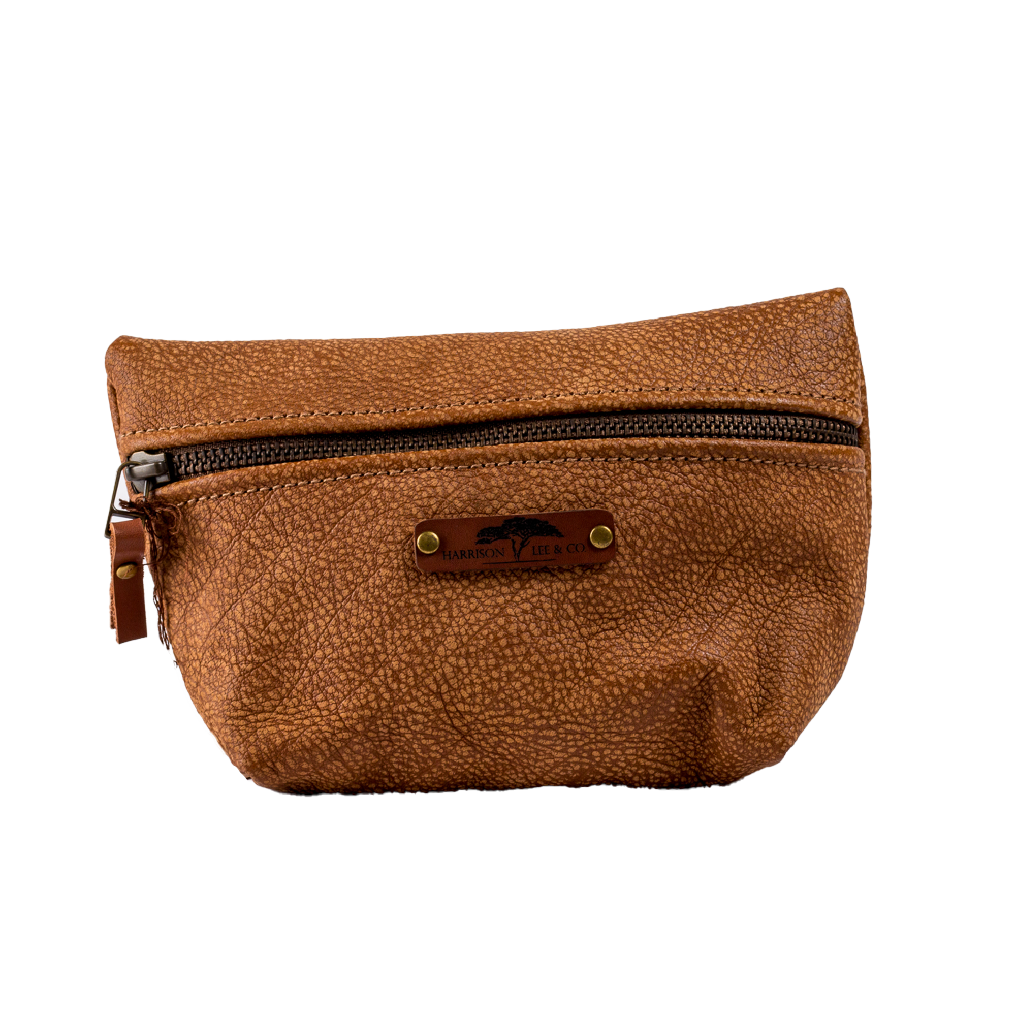 Handmade Suede & Leather Zipper Pouches
