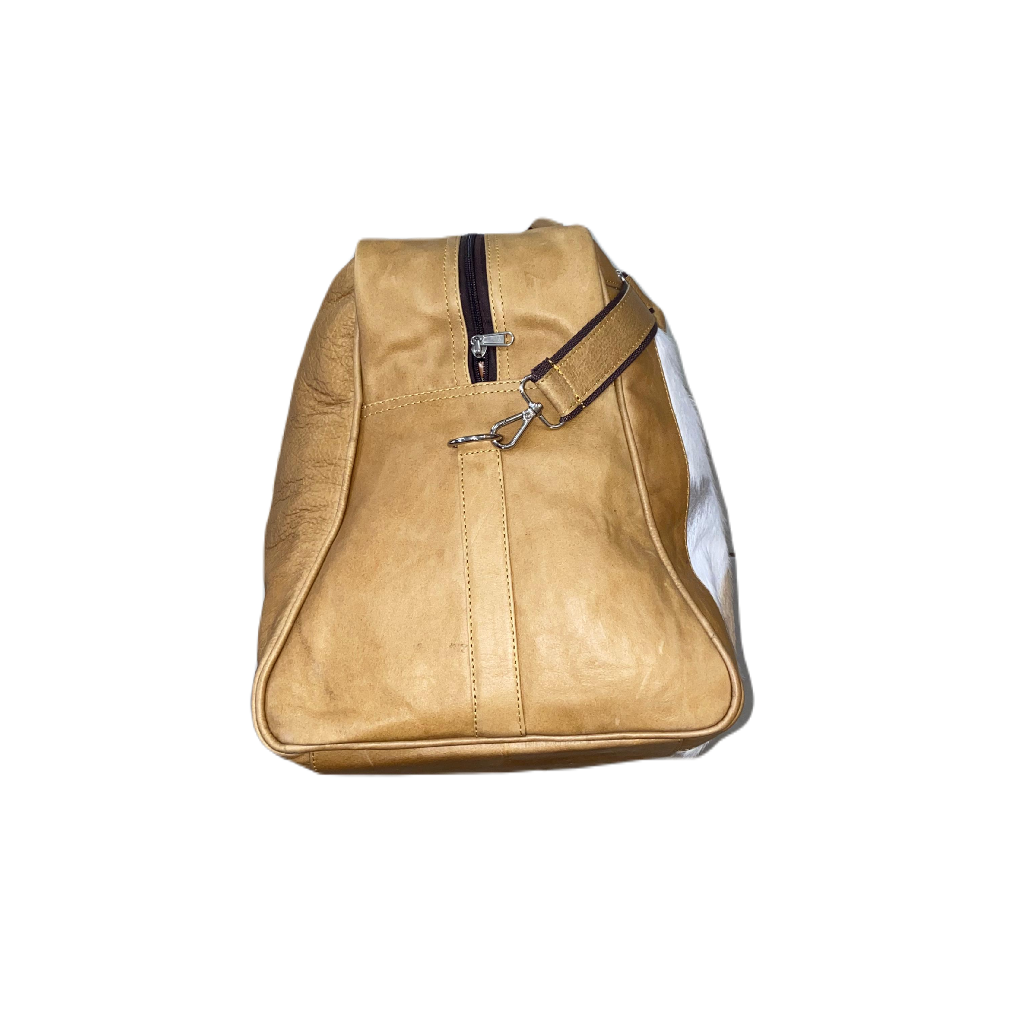 Large Springbok Weekender Leather Luggage Bag