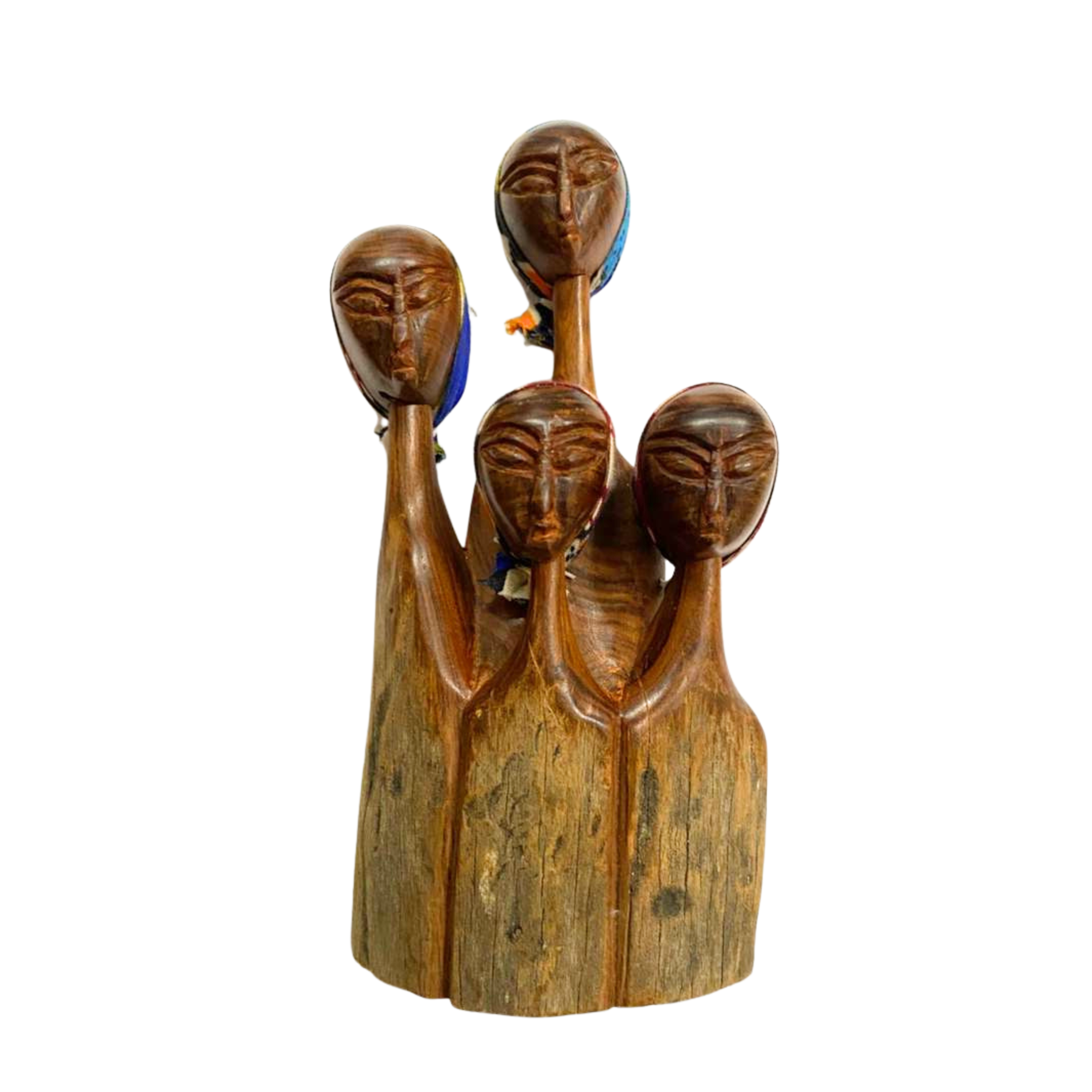 Makonde Tribe Carved Sandalwood Figures