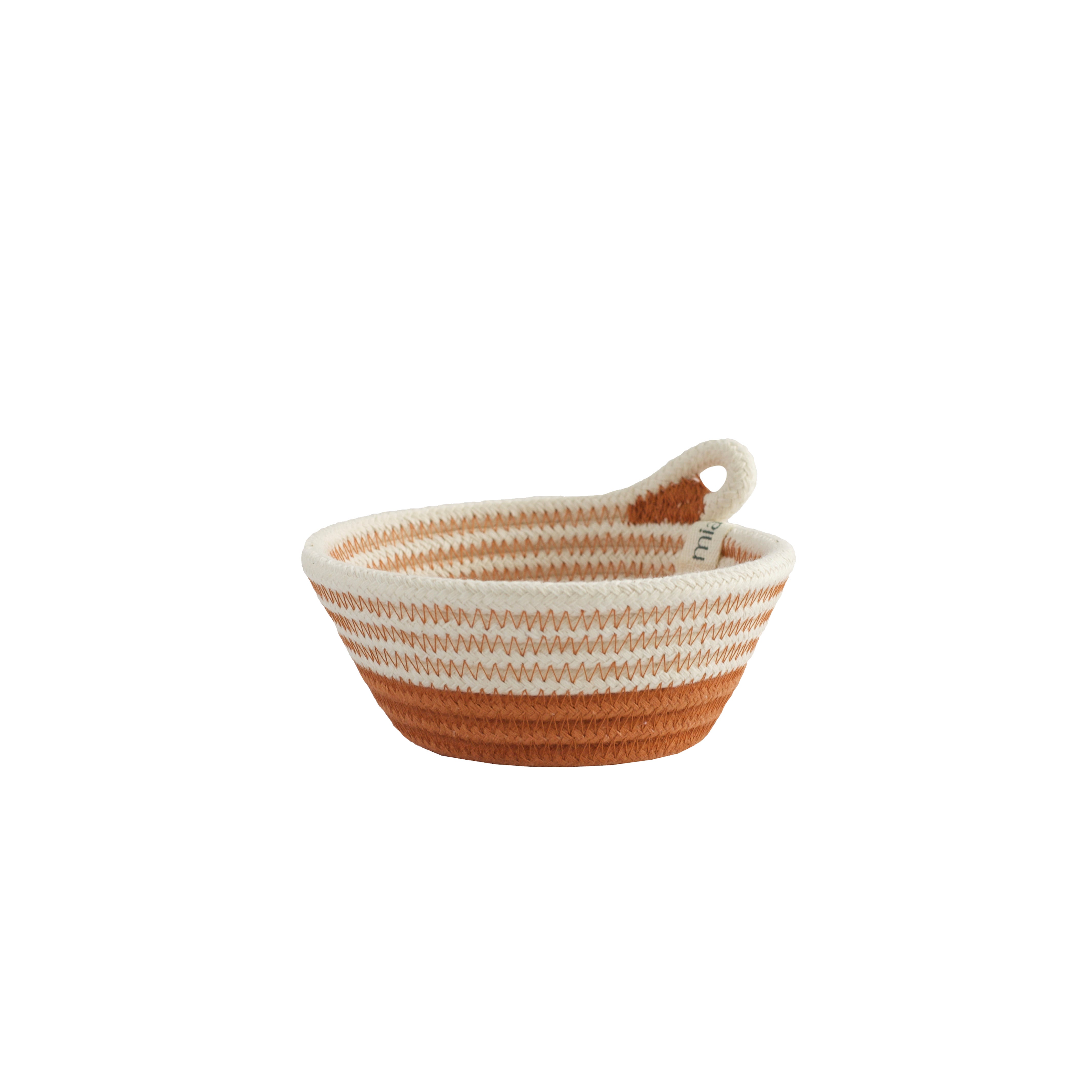 Cotton Woven Petite Trinket Bowl(XXS)