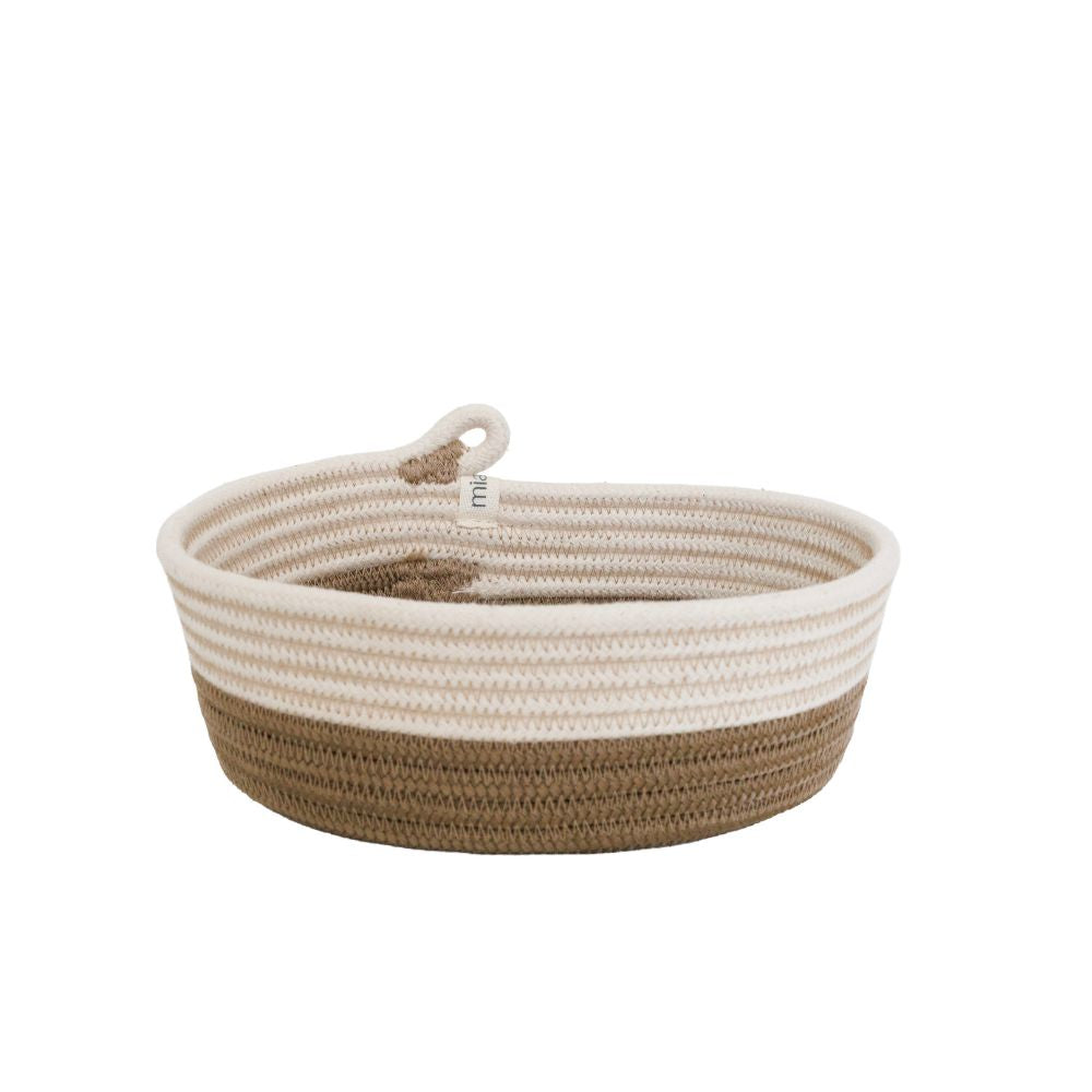 Cotton Woven Essentials Oval Basket (XS)
