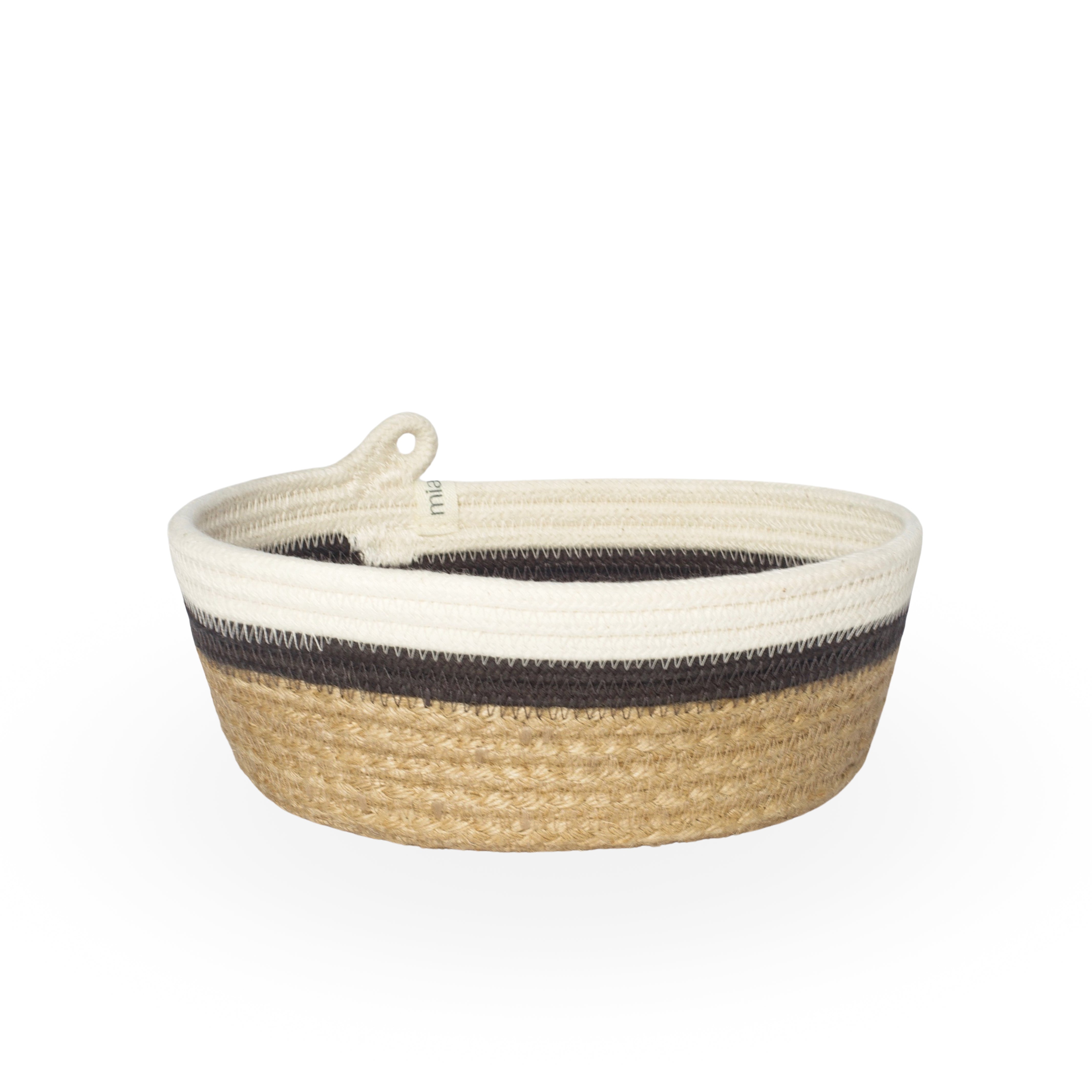 Cotton Woven Essentials Oval Basket (XS)