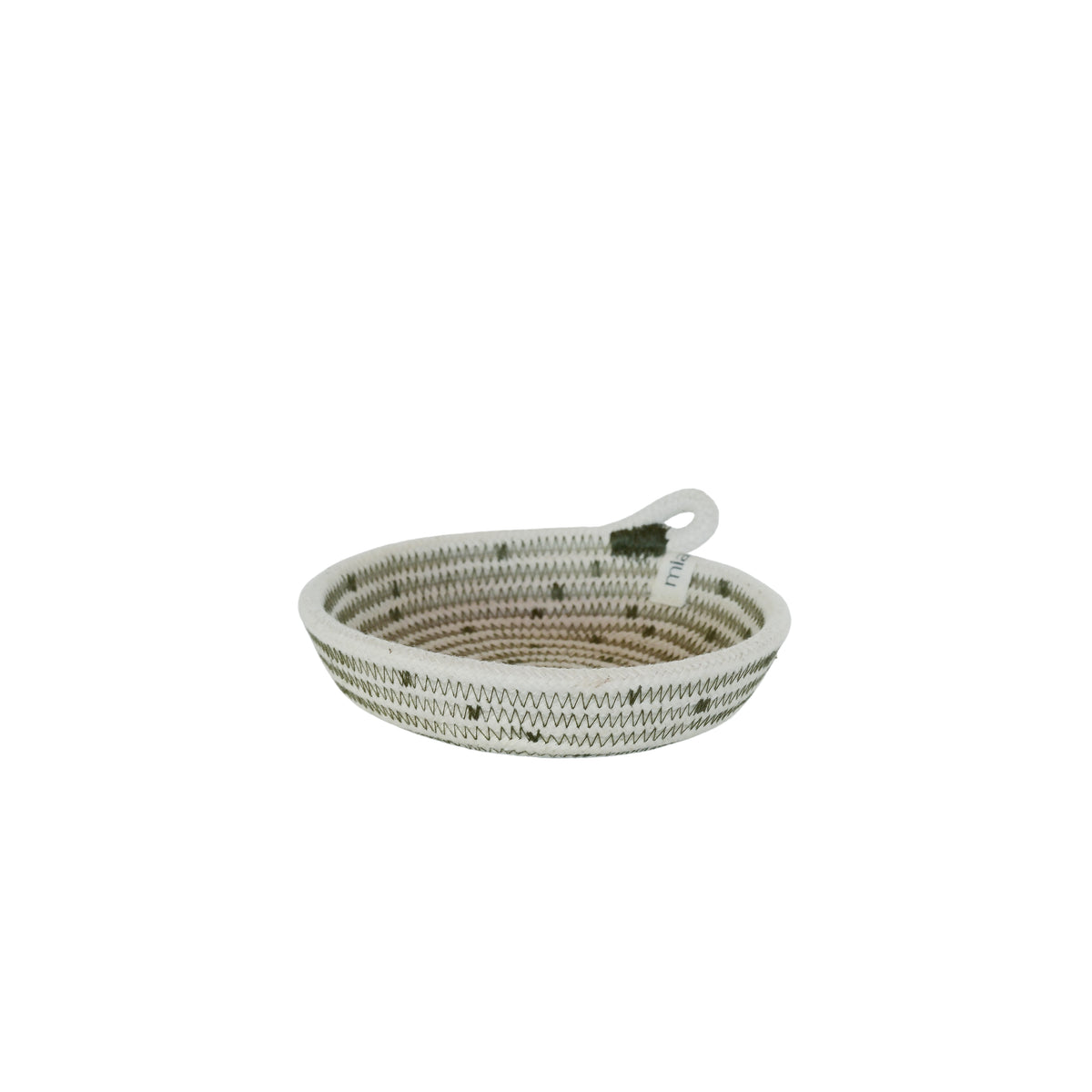 Cotton Woven Petite Trinket Tray (XS)