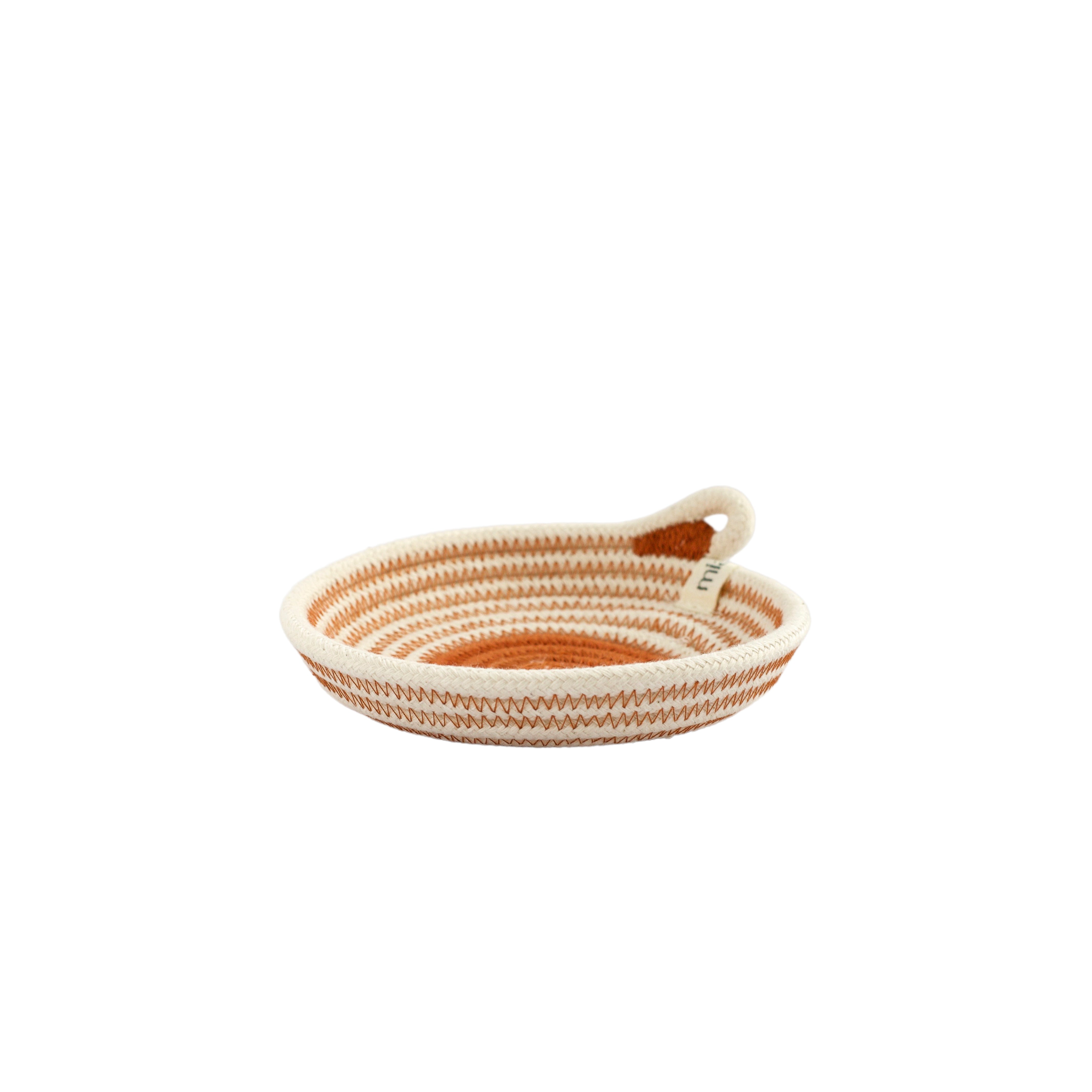 Cotton Woven Petite Trinket Tray (XS)