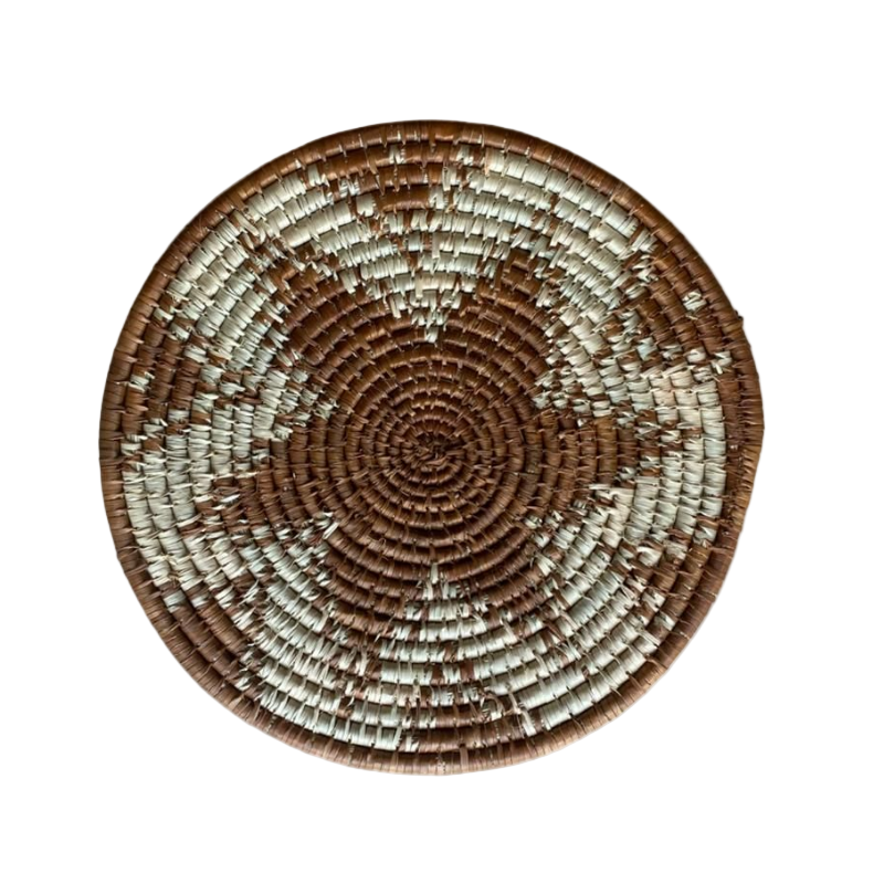 Hand Woven Ilala Palm Placemats (Brown - 4 Pack)