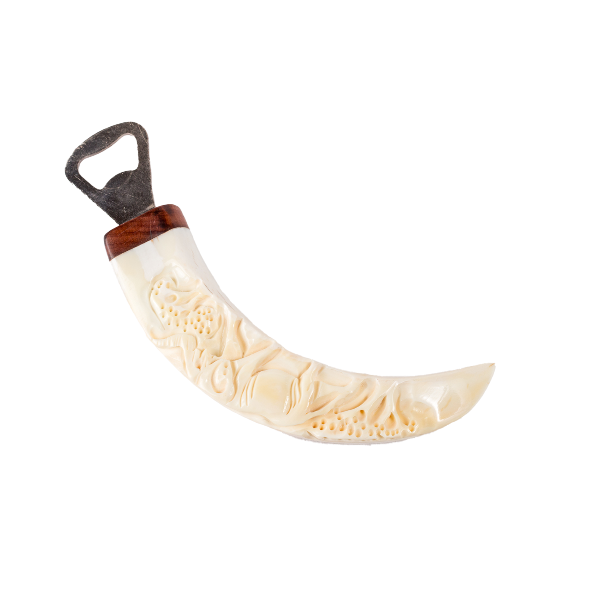 Small Carved/Plain Warthog Tusk Bottle Opener