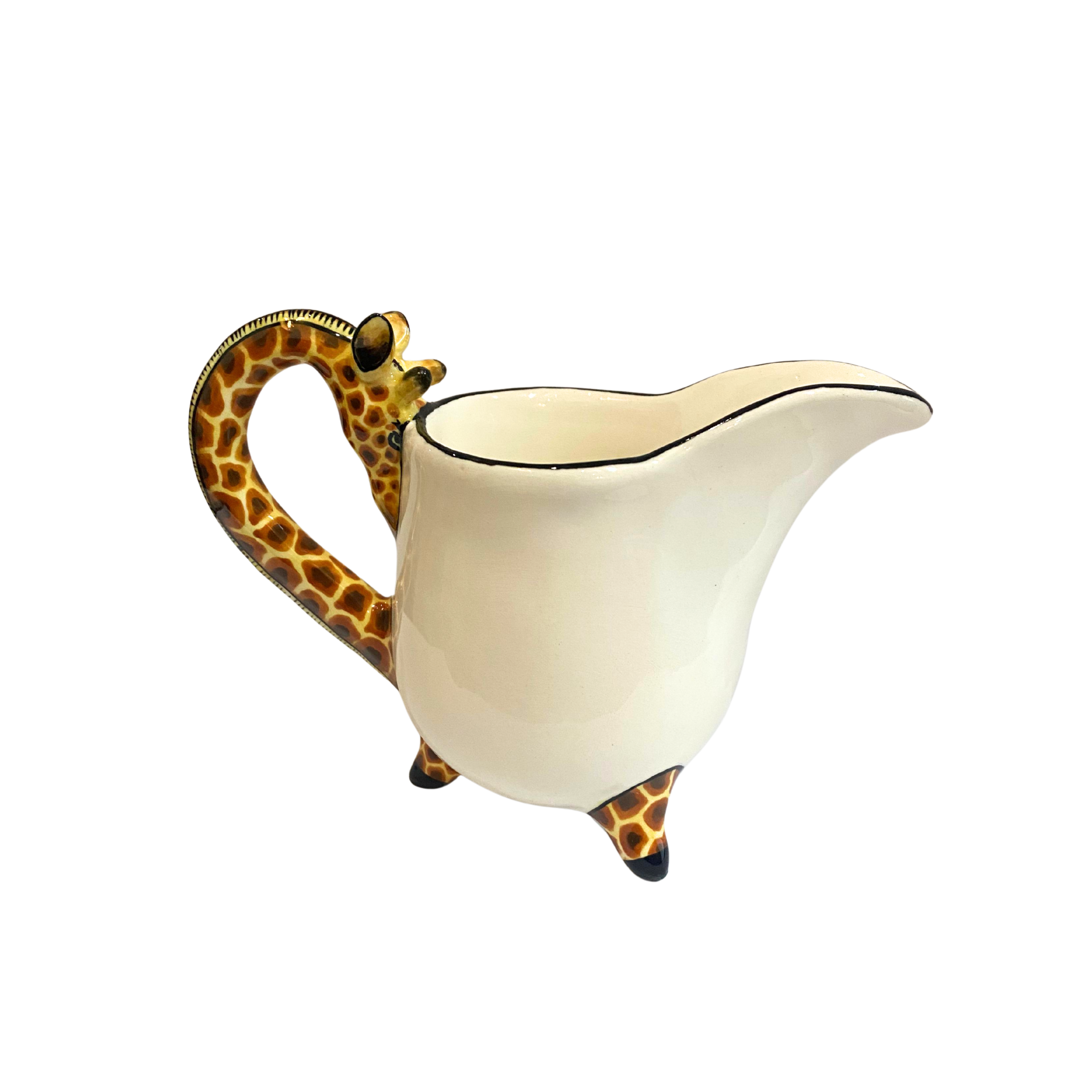 Small Ceramic Giraffe Milk Jug