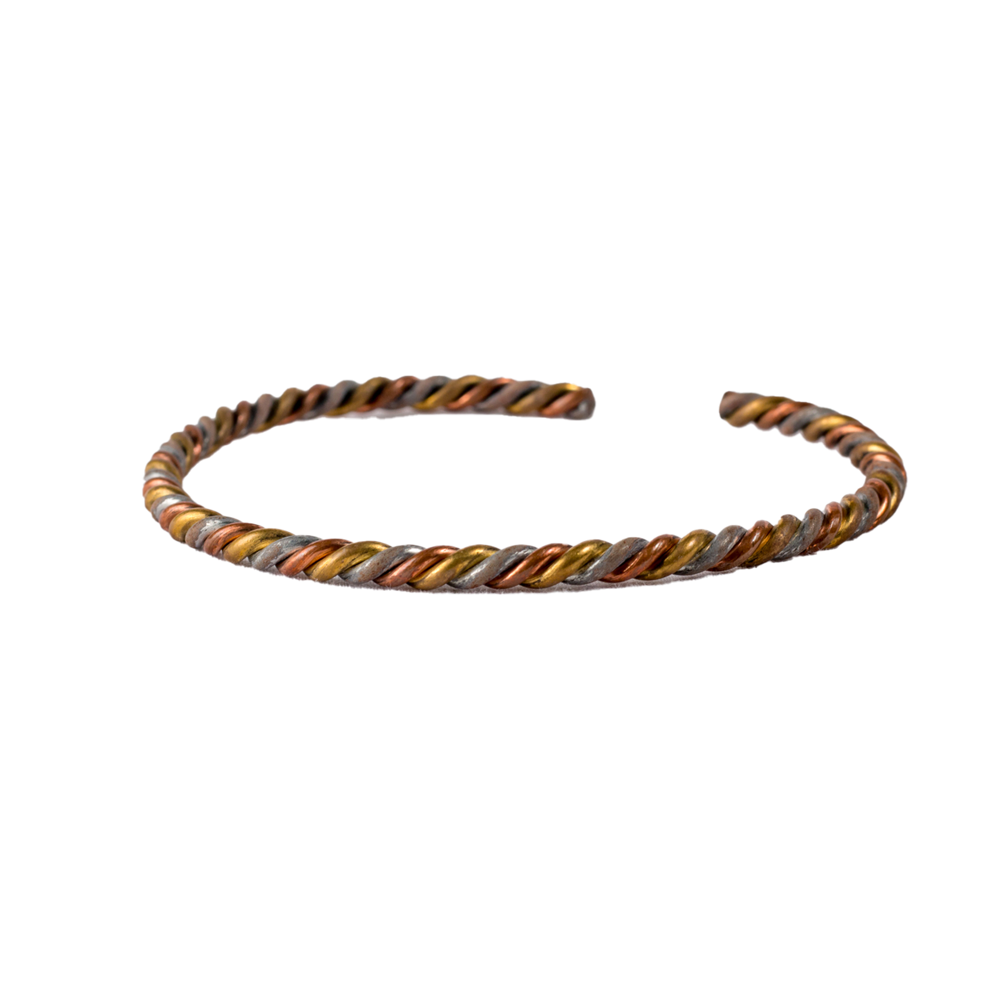 The Twister Copper Bangle