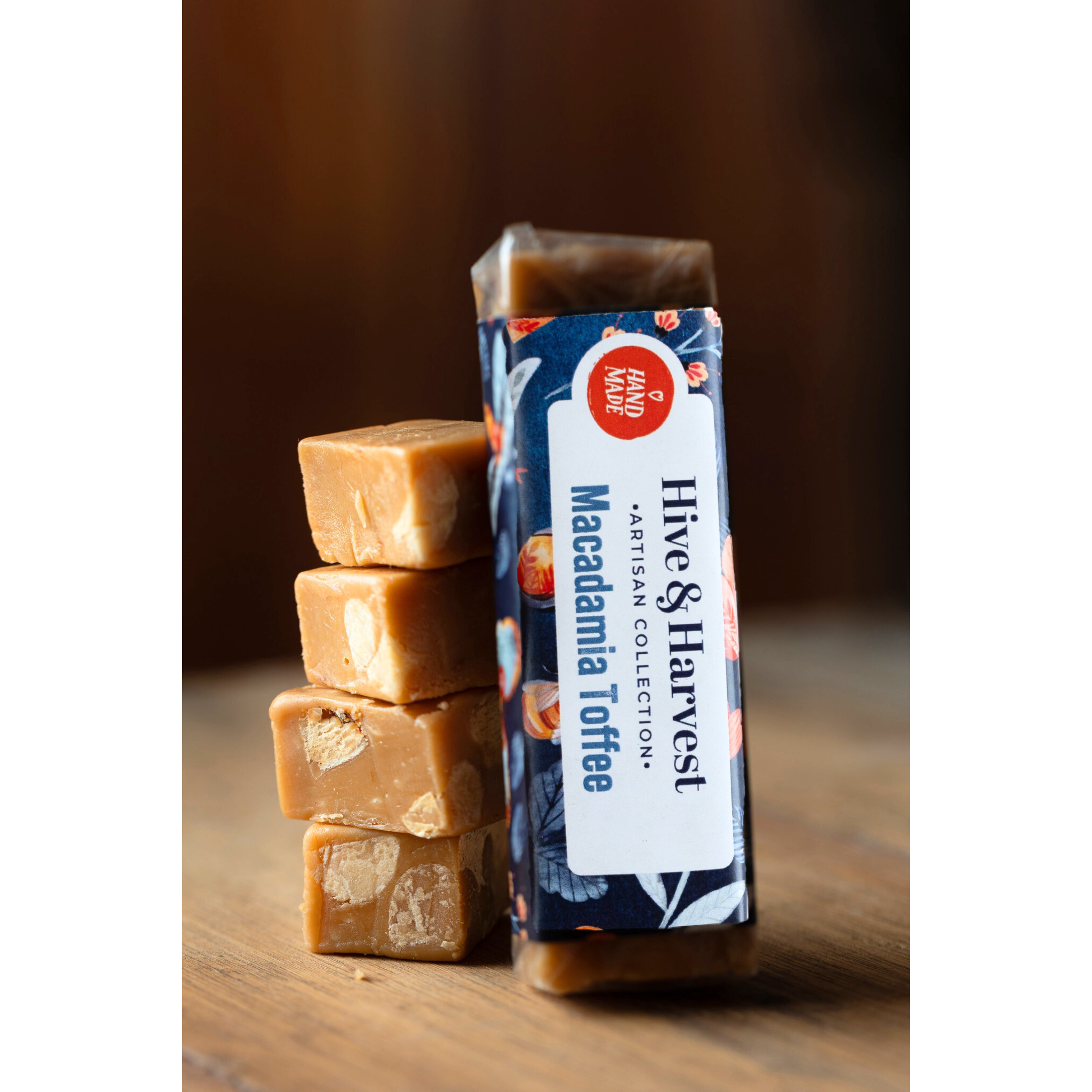 Handcrafted Macadamia Toffee Bar
