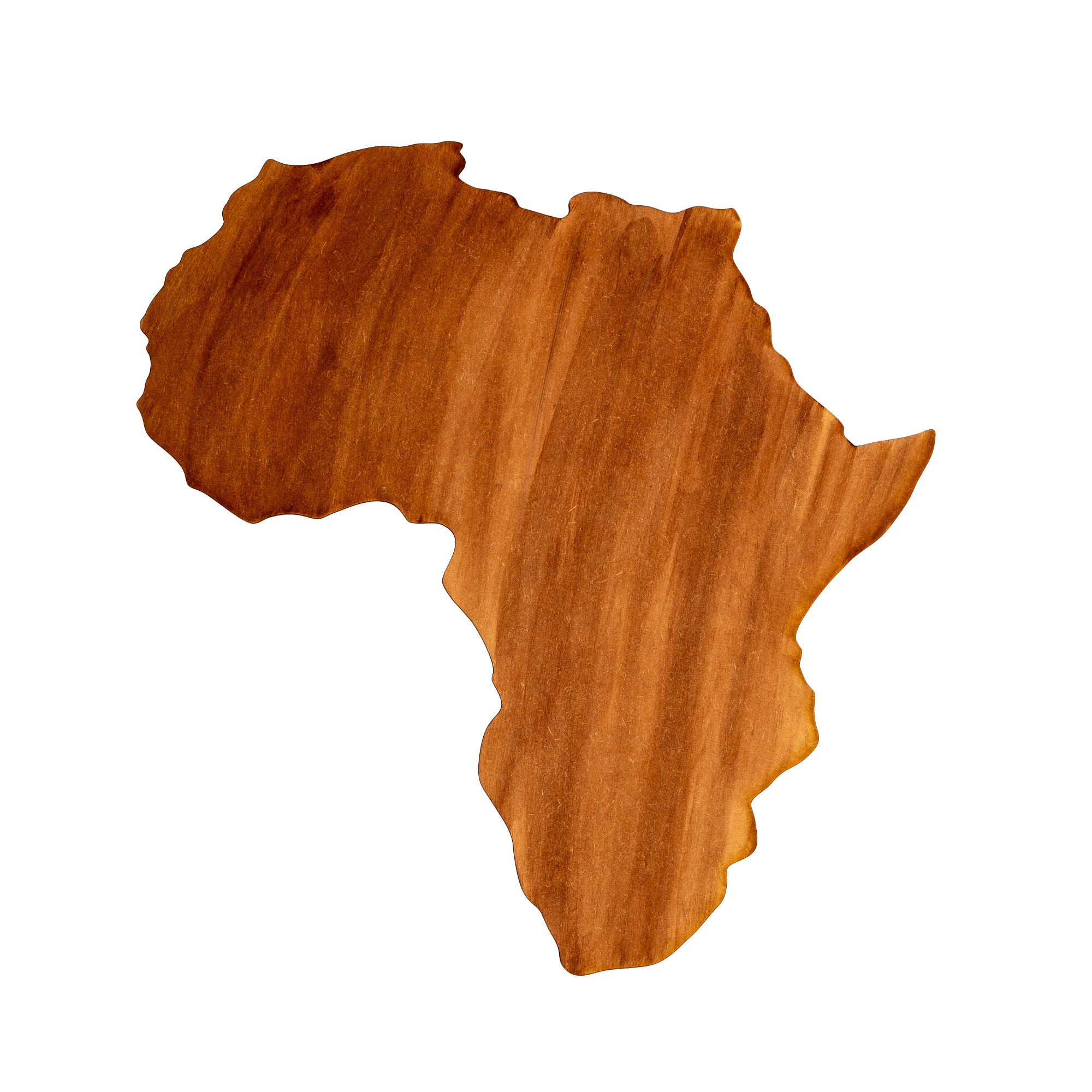 Wooden Laser Cut Africa Map