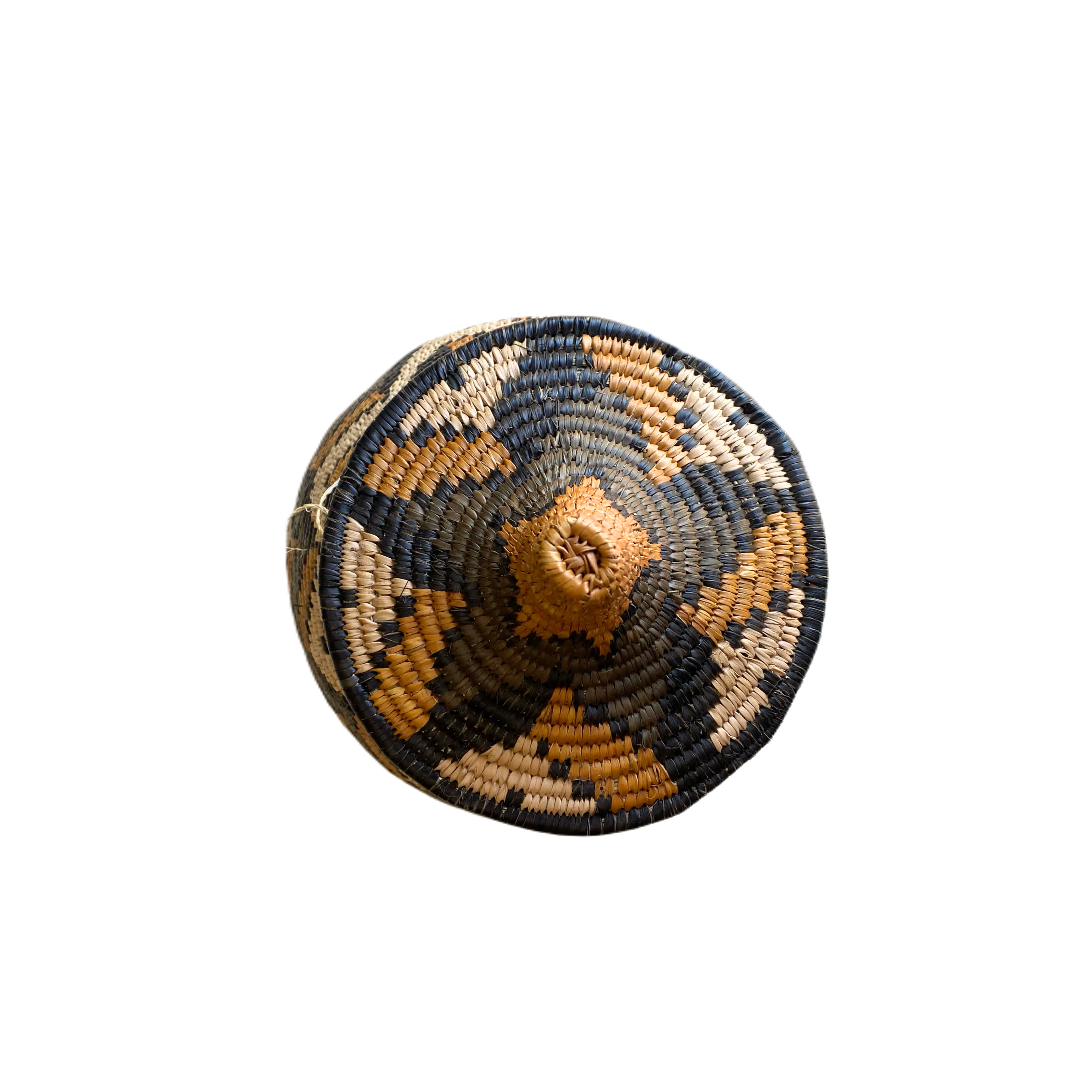 Hand Woven Zig Zag Zulu Basket - Tabsule Jele