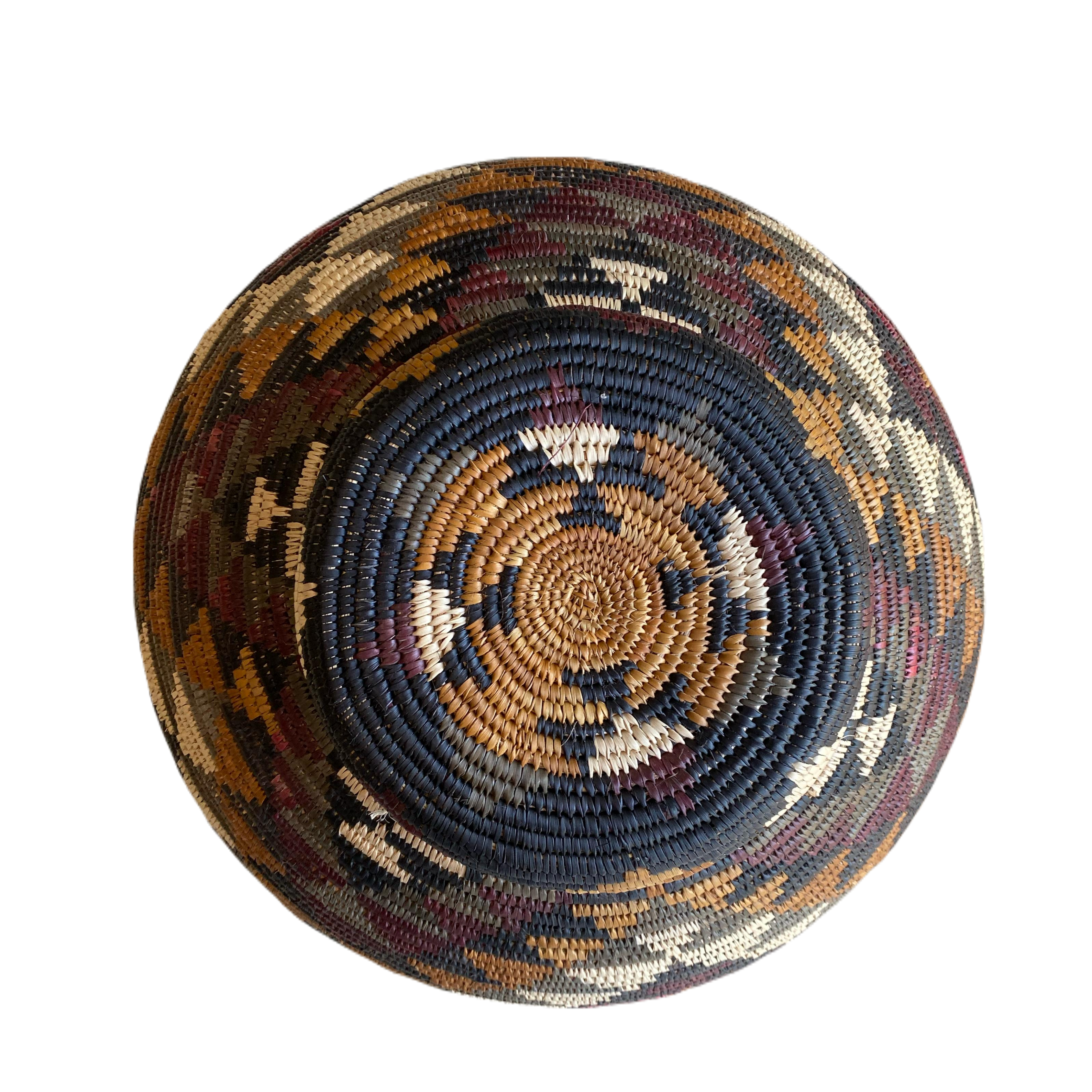Large Half Diamond Hand Woven Zulu Marriage Basket