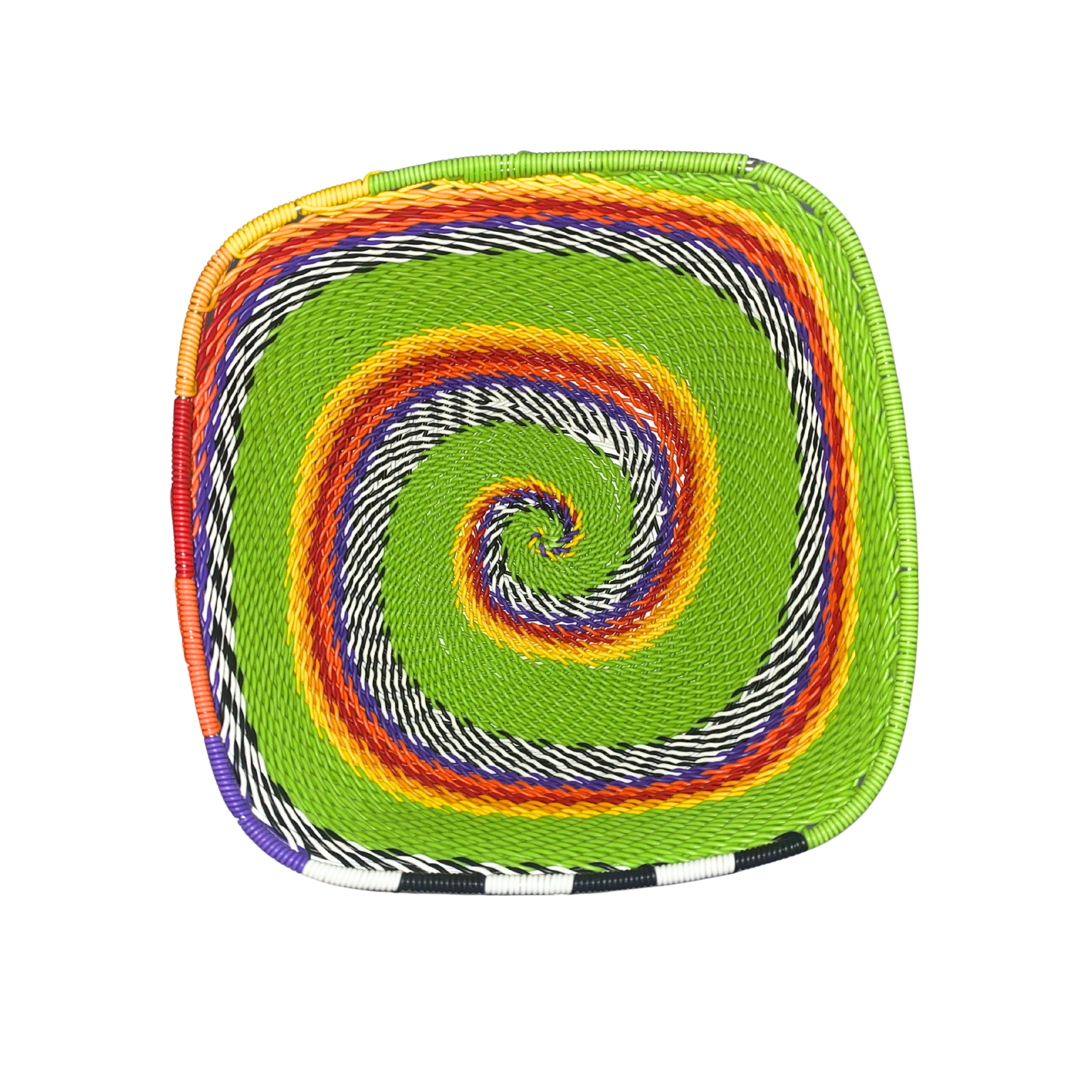 Zulu Telephone Wire Square Bowls (14cm)