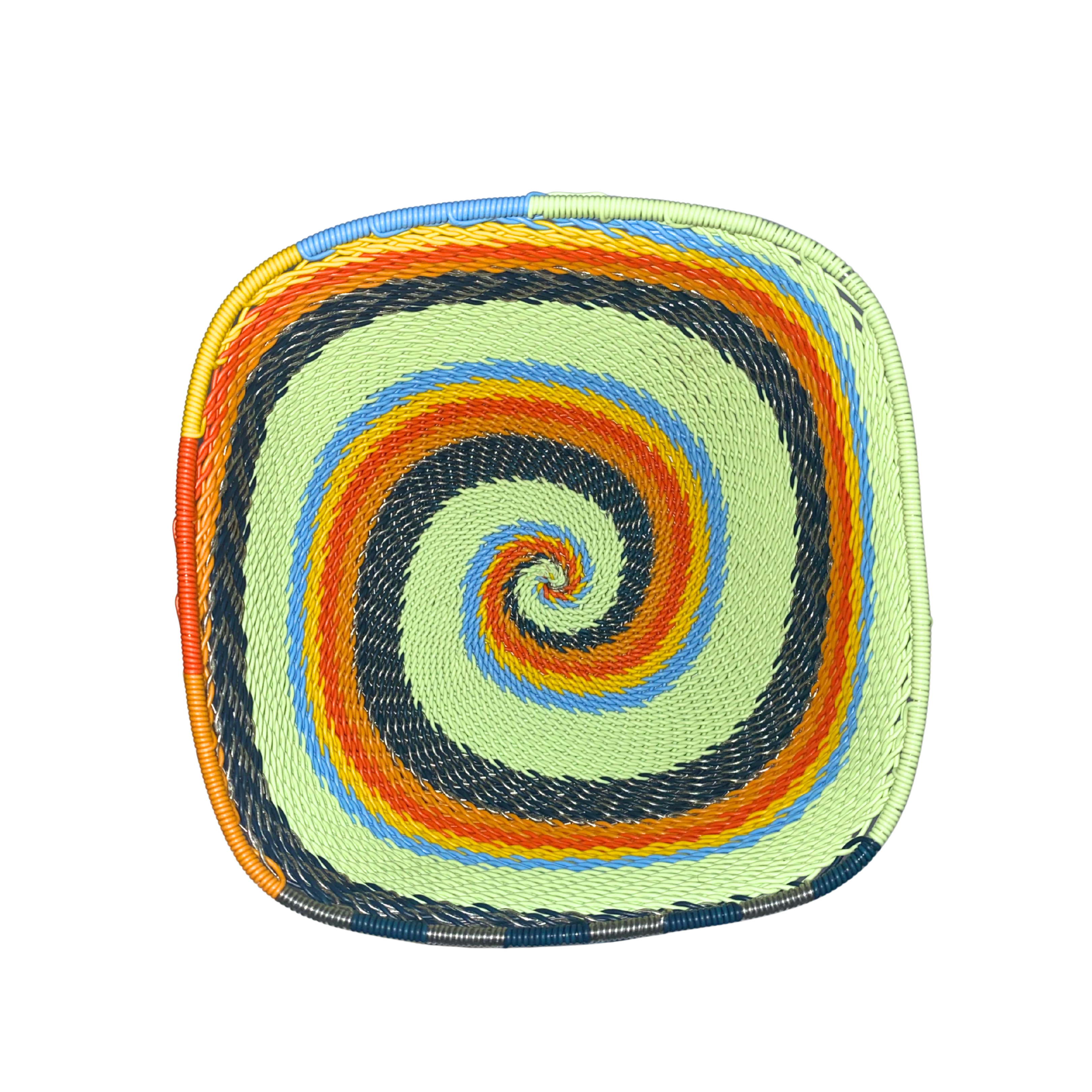 Zulu Telephone Wire Square Bowls (14cm)