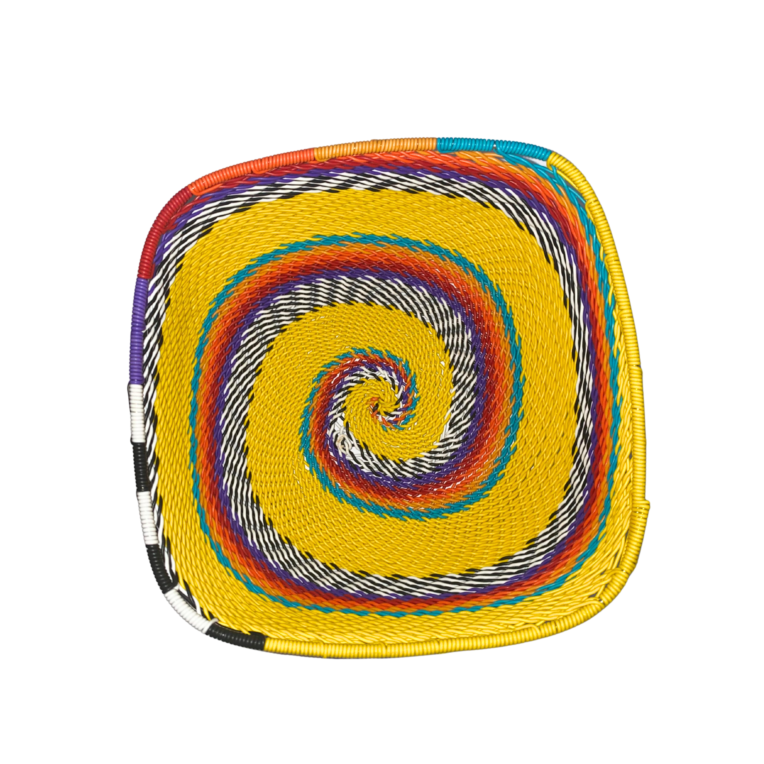 Zulu Telephone Wire Square Bowls (14cm)
