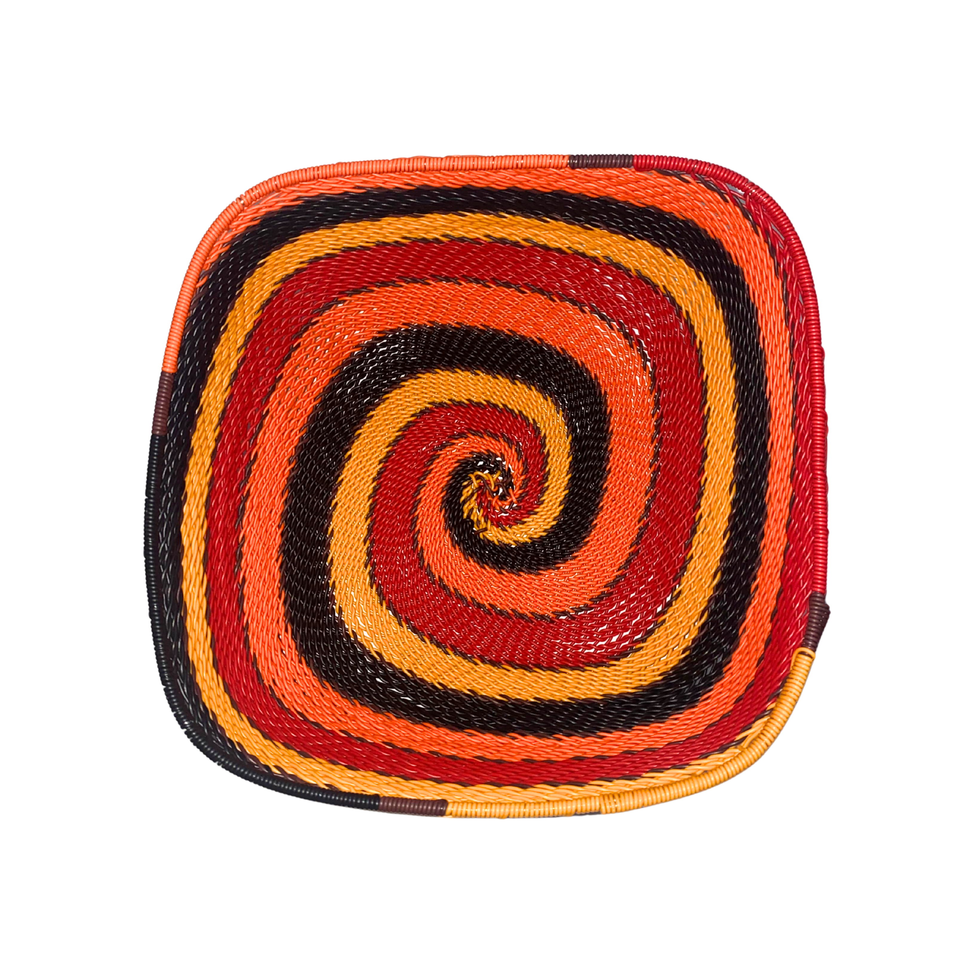 Zulu Telephone Wire Square Bowls (16cm)