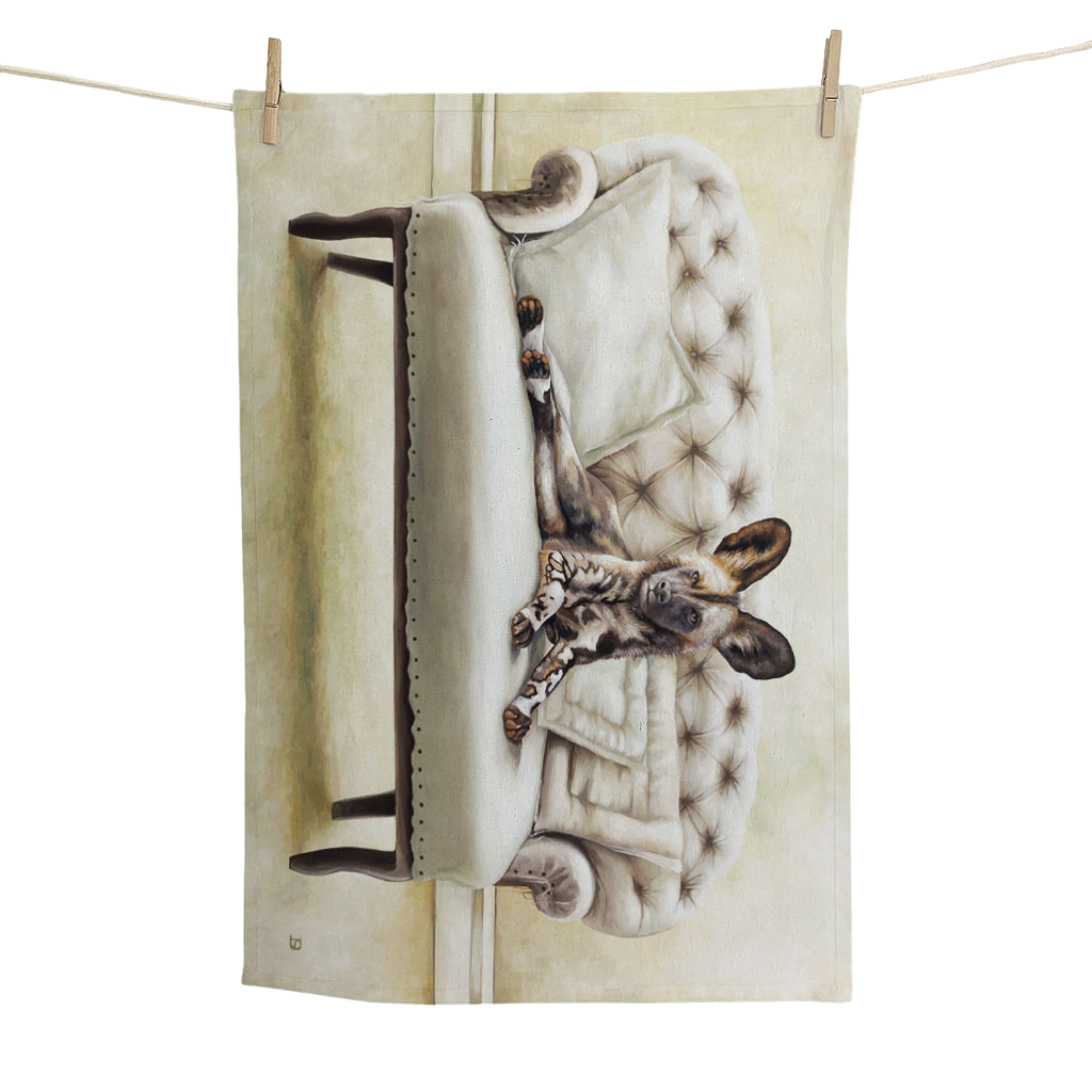 Wildly Relaxed: The Animal Leisure Collection Cotton Tea Towels