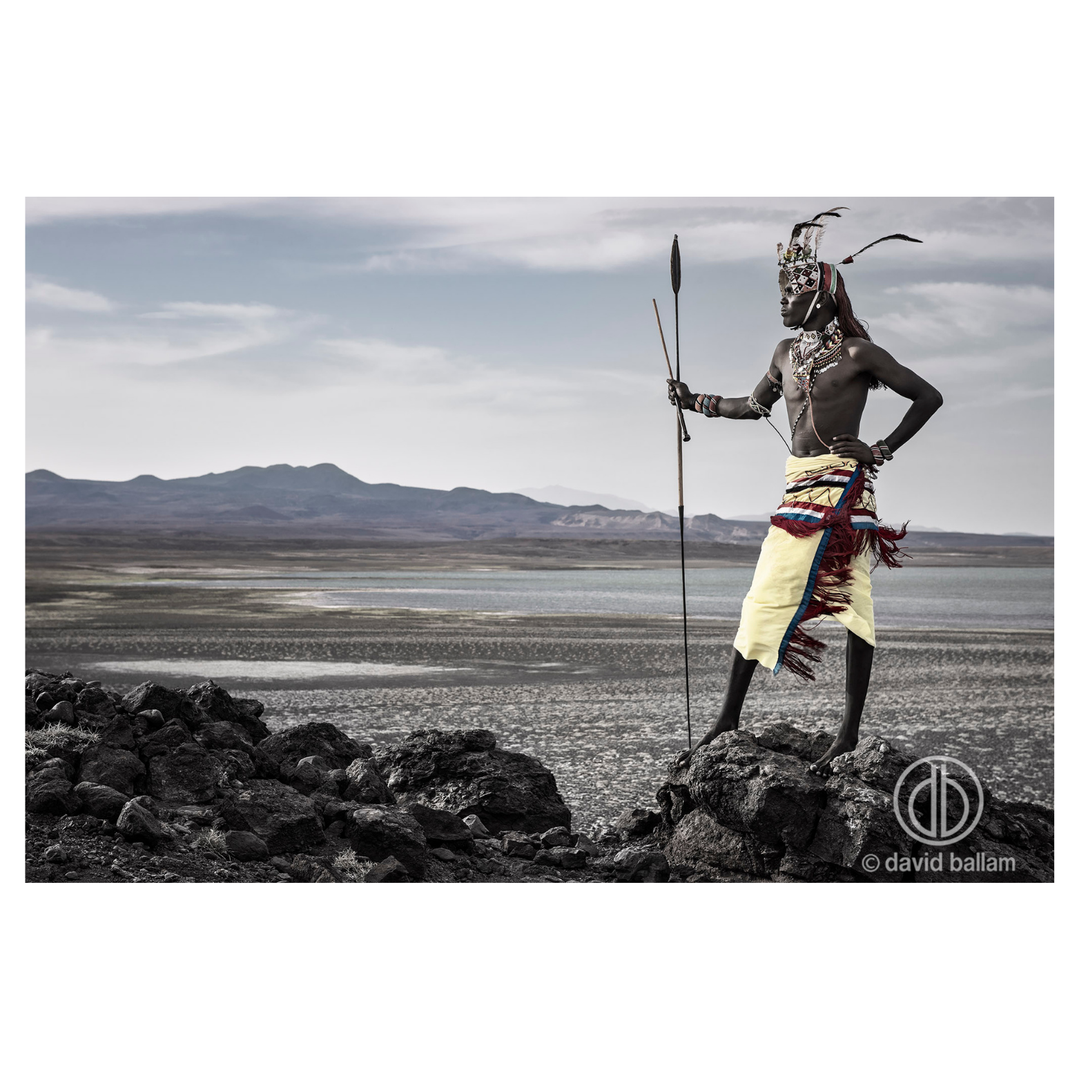 David Ballam Rolled Canvas Prints - Kenya's Turkana Tribe (120cm x 80cm)