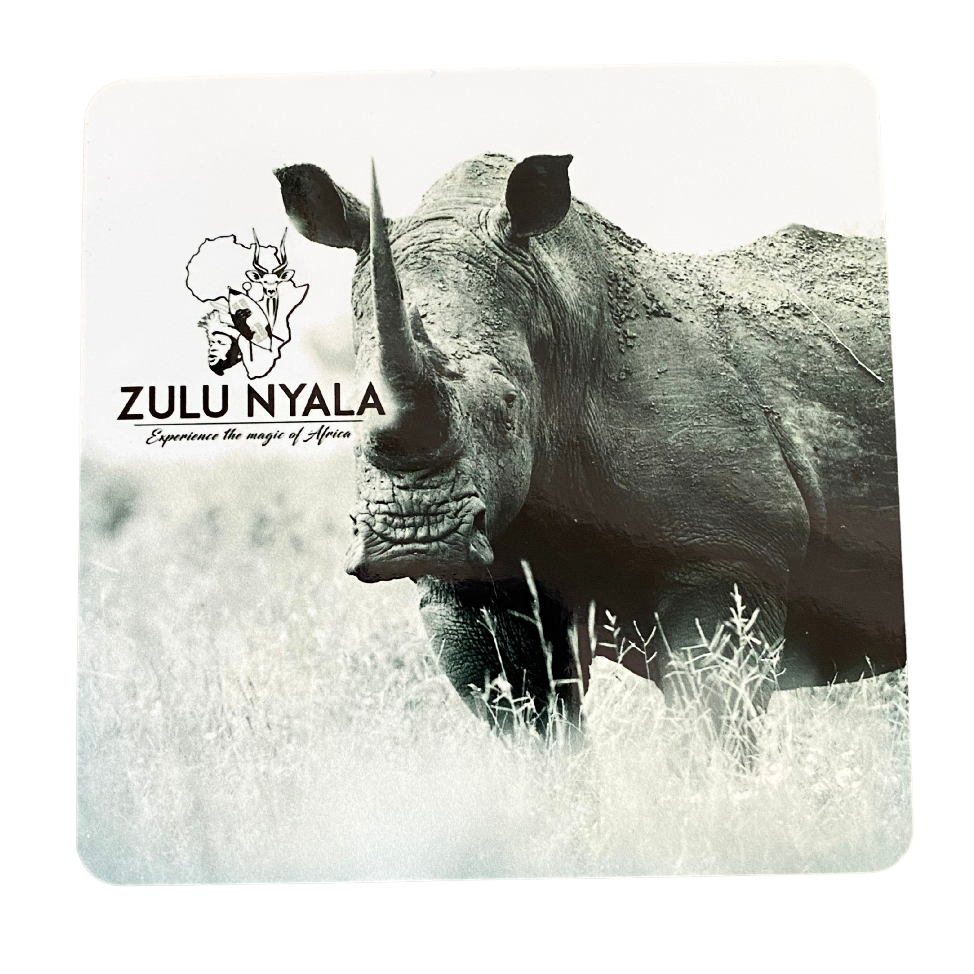 Black & White Wildlife Coasters (Zulu Nyala)