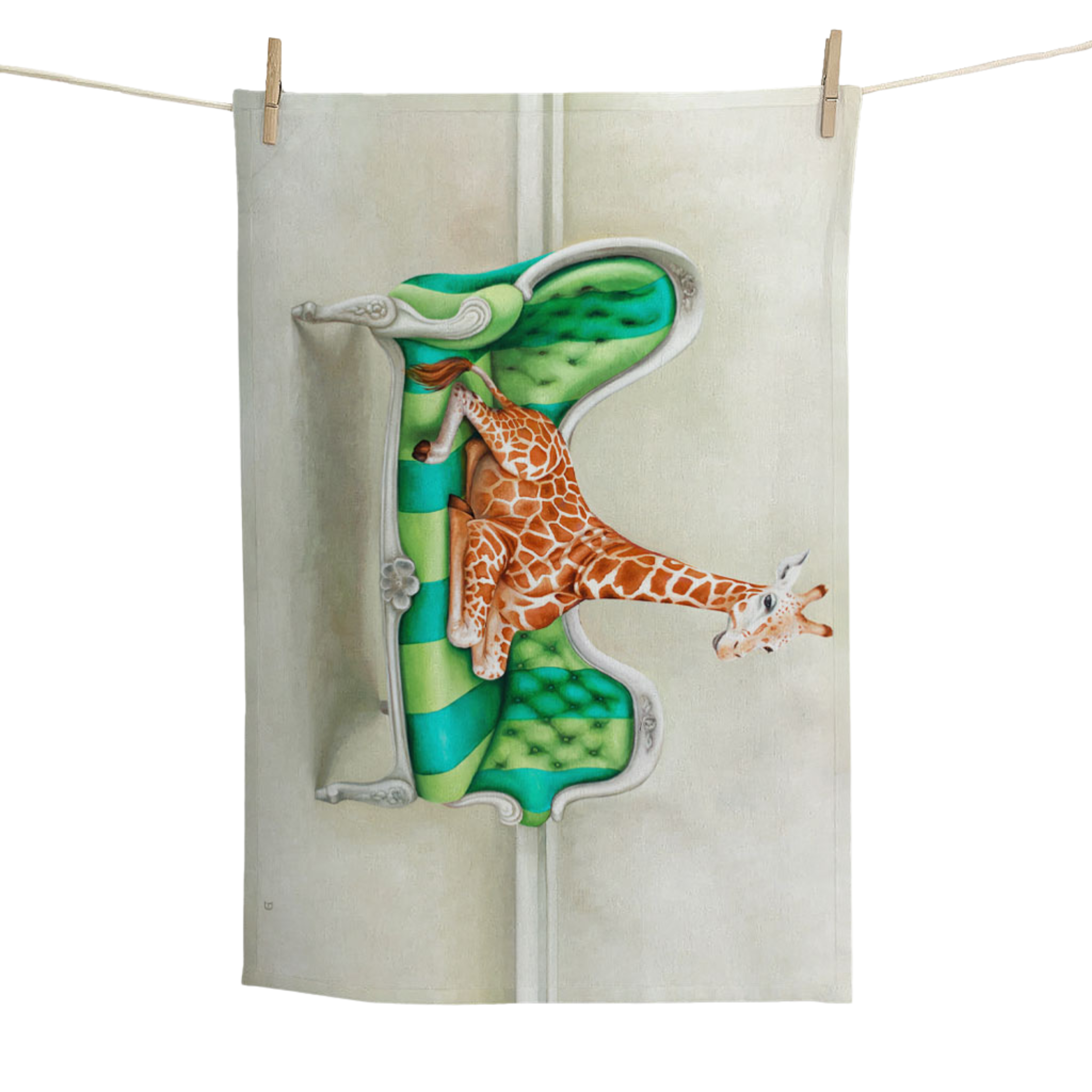 Wildly Relaxed: The Animal Leisure Collection Cotton Tea Towels