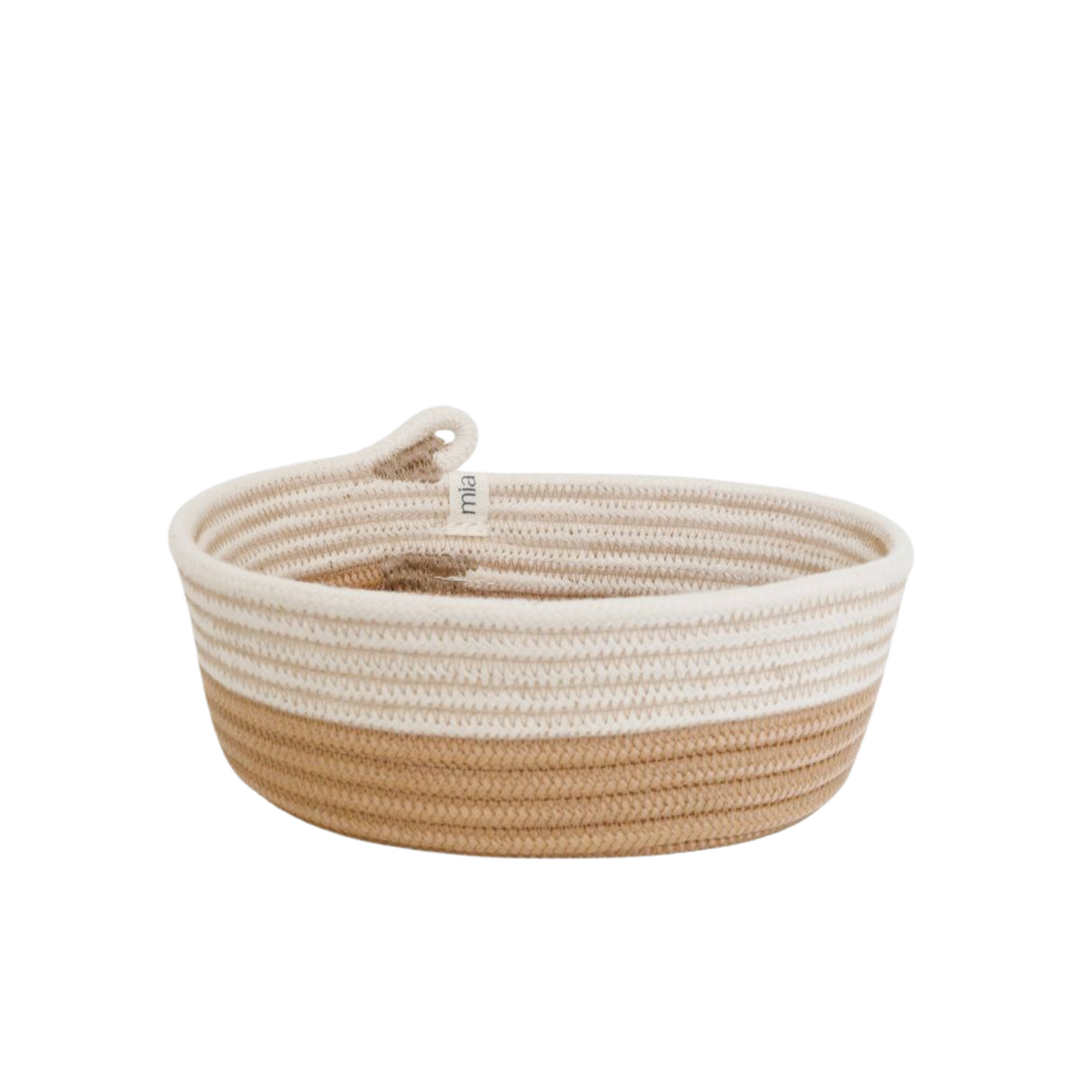 Cotton Woven Essentials Oval Basket (XS)
