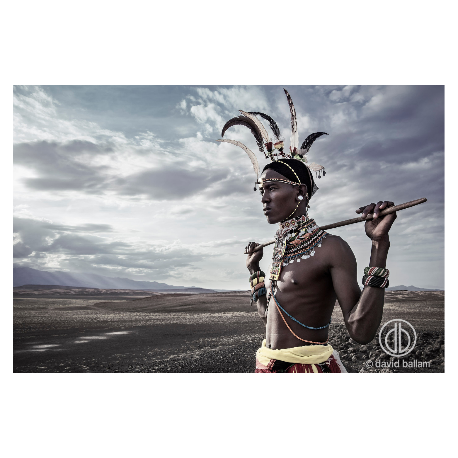 David Ballam Rolled Canvas Prints - Kenya's Turkana Tribe (120cm x 80cm)